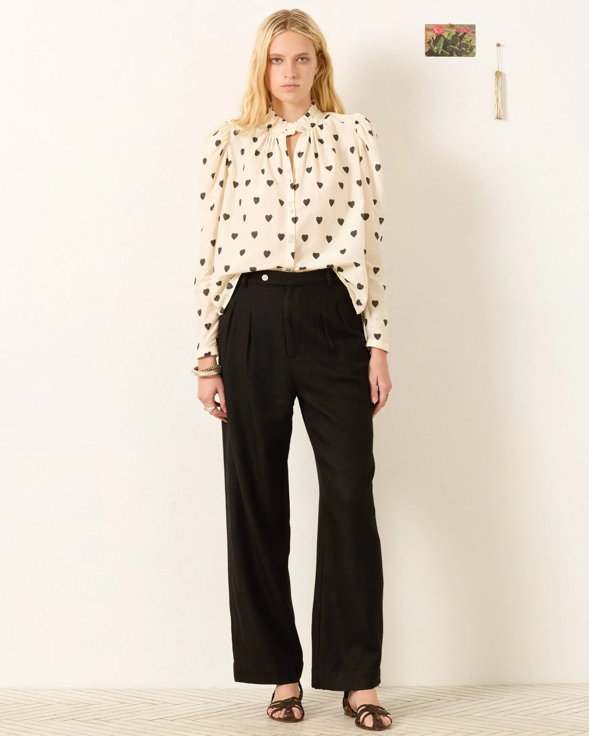 Artemis Onyx Heart Shirt sold by Alix of Bohemia product image thumbnail 2