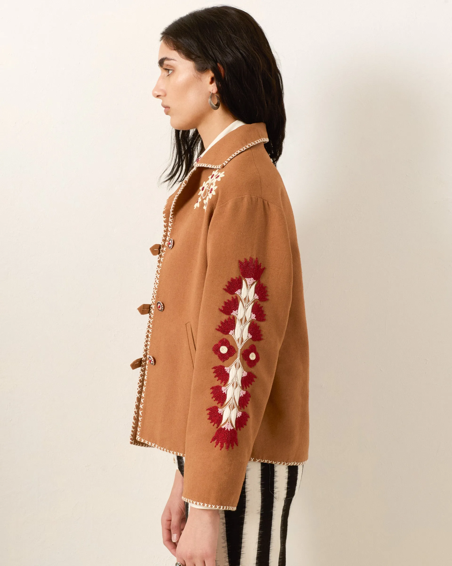 Western Cactus Bloom Jacket sold by Alix of Bohemia product image thumbnail 5