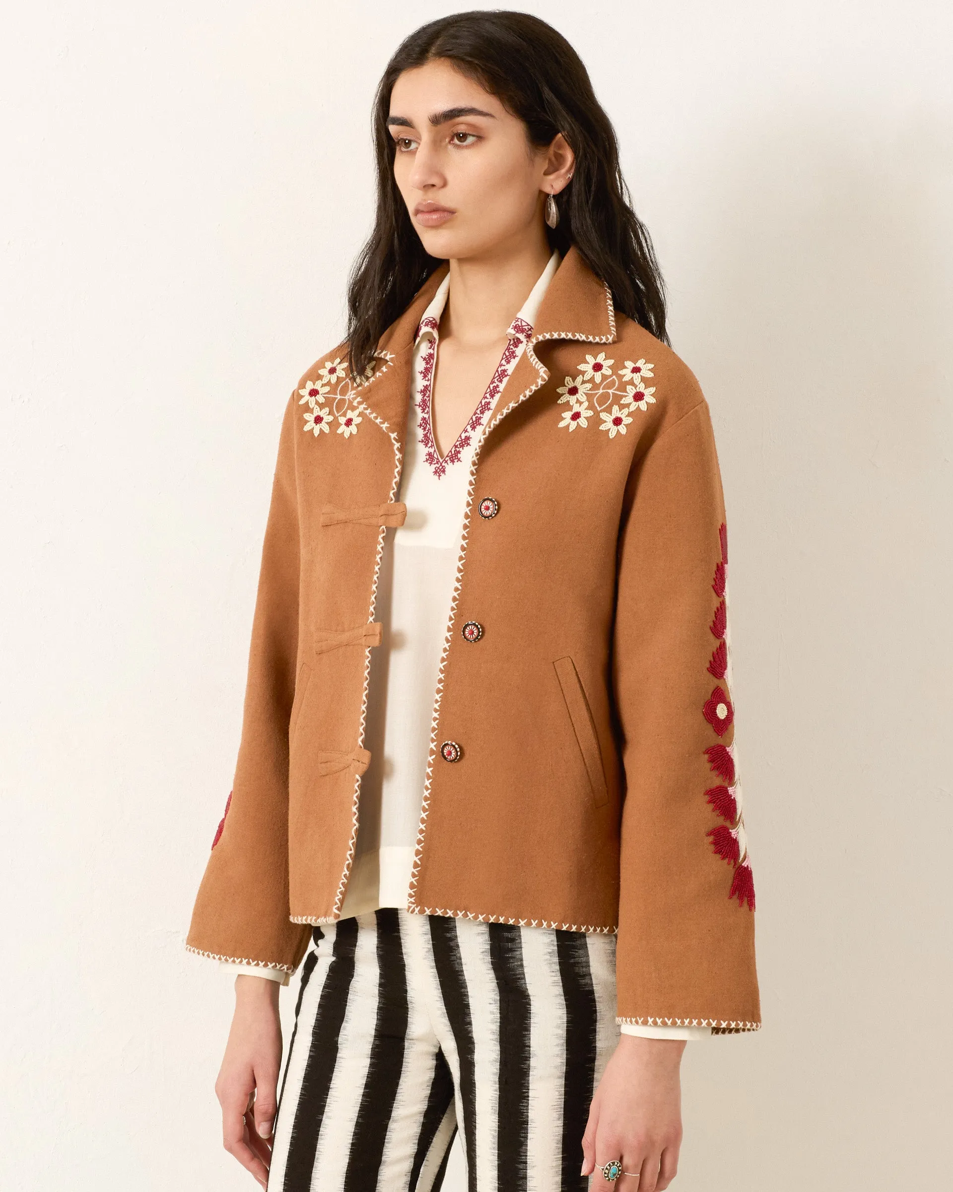 Western Cactus Bloom Jacket sold by Alix of Bohemia product image thumbnail 4