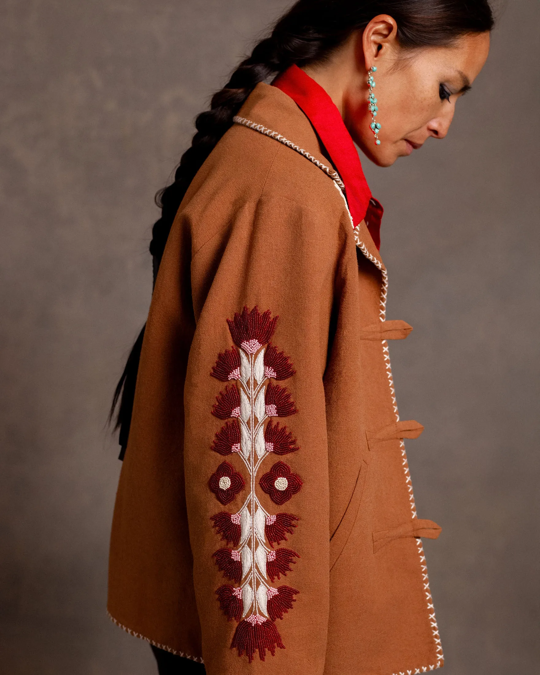 Western Cactus Bloom Jacket sold by Alix of Bohemia product image thumbnail 2