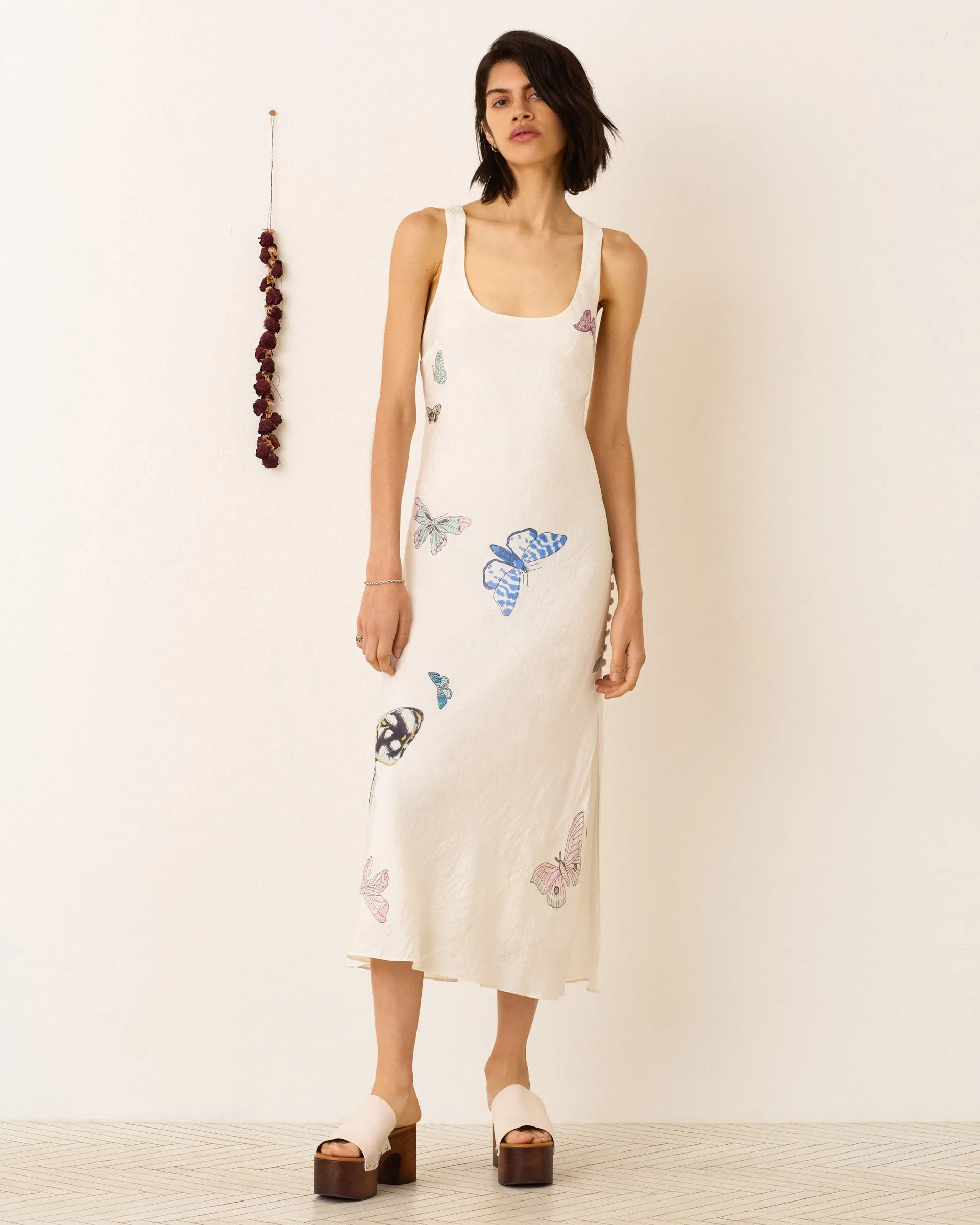 Adele Butterfly Garden Dress sold by Alix of Bohemia