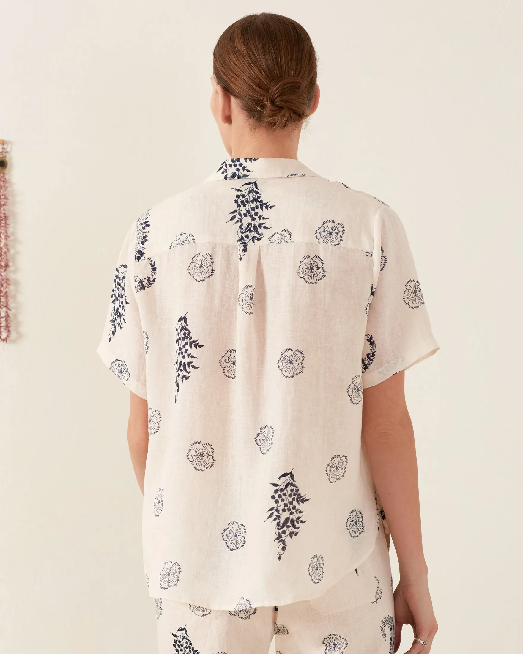 Styla Porcelain Linen Shirt sold by Alix of Bohemia product image thumbnail 5