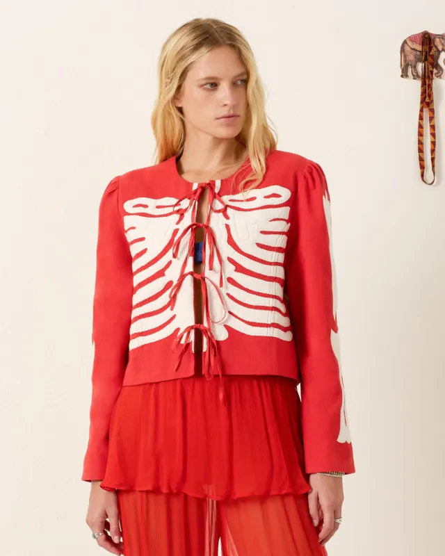 Dorian Ibis Bone Jacket made by Alix of Bohemia