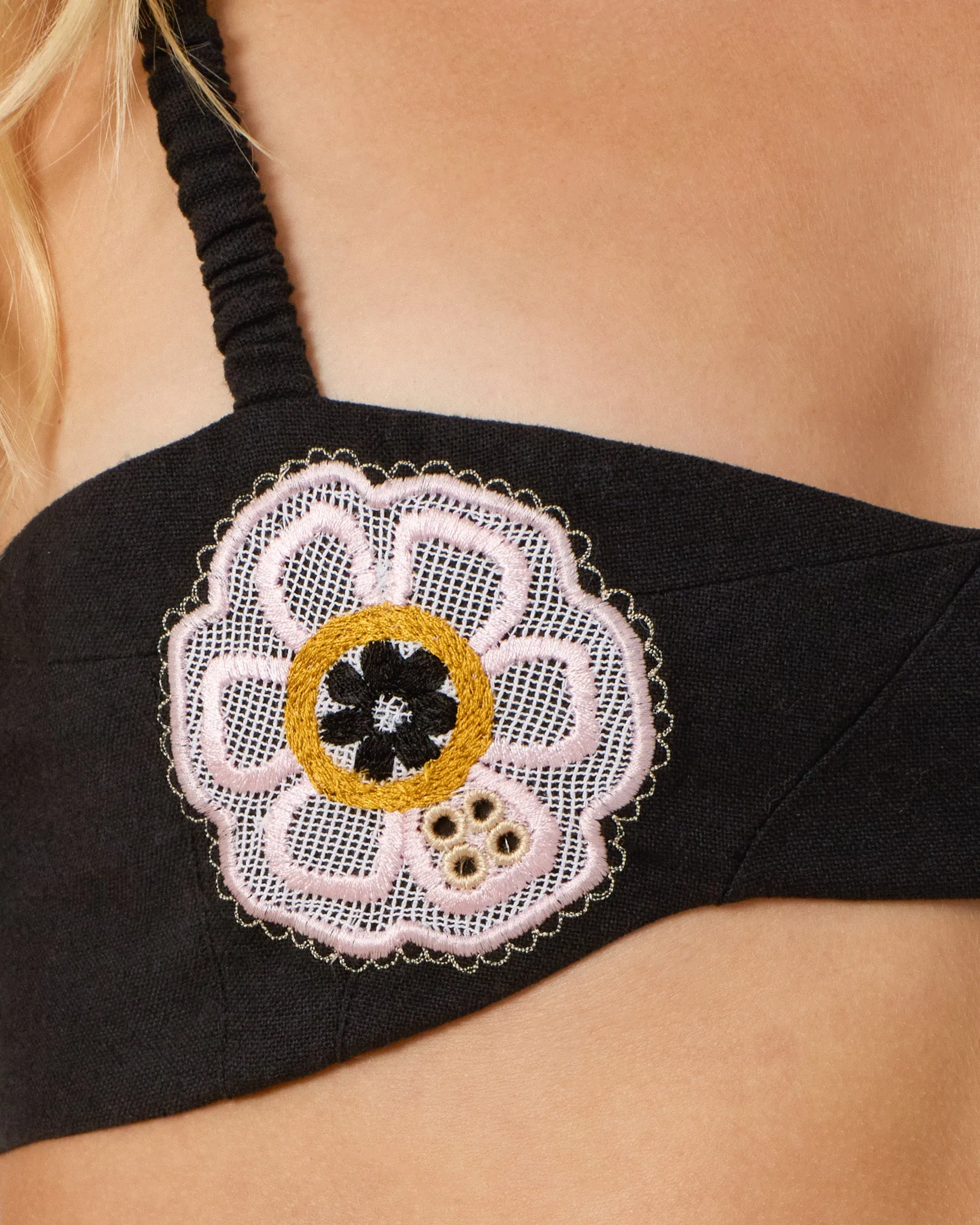 Avalon Pressed Daisy Bralette sold by Alix of Bohemia product image thumbnail 2