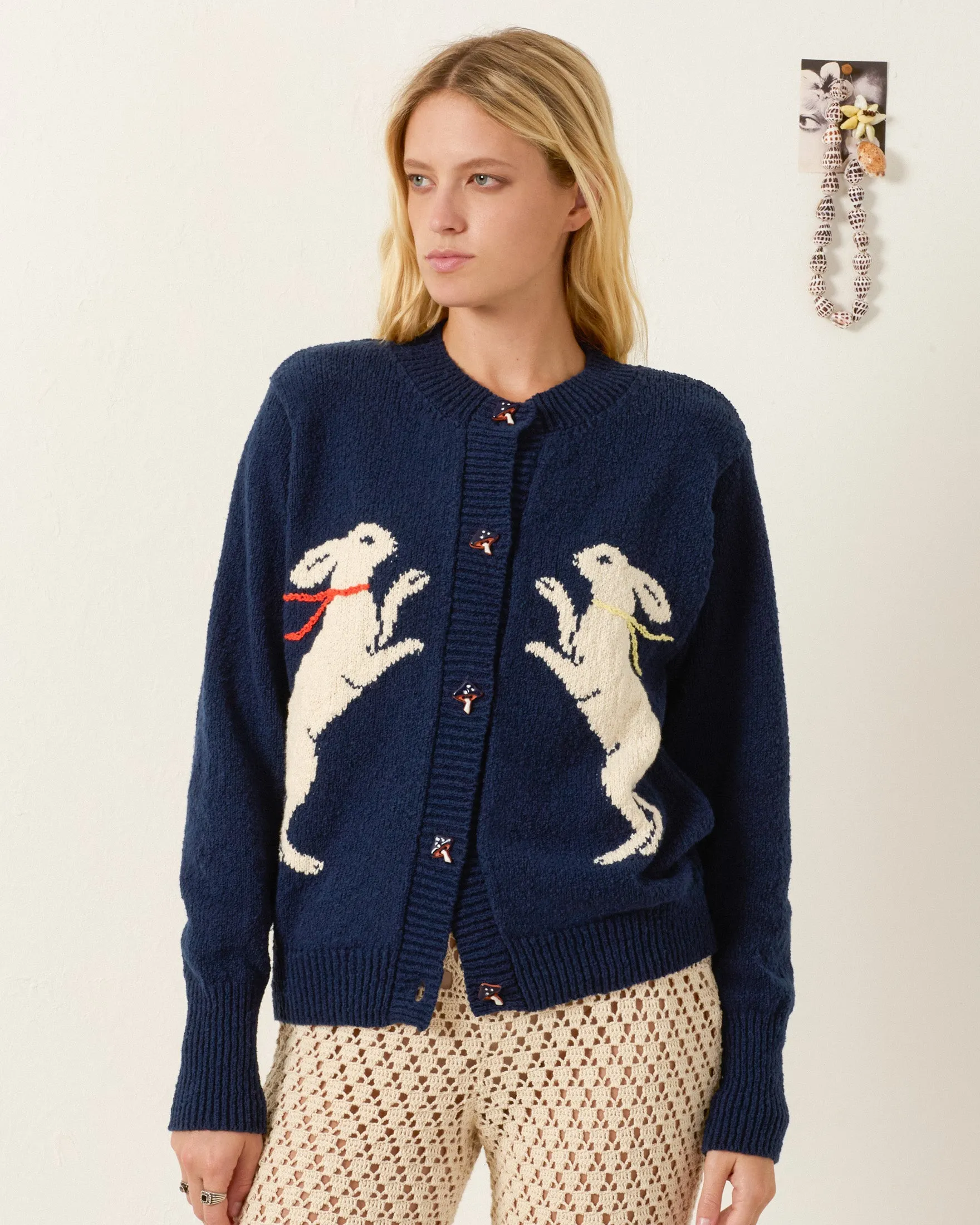 Sammi Midnight Hare Cardigan sold by Alix of Bohemia