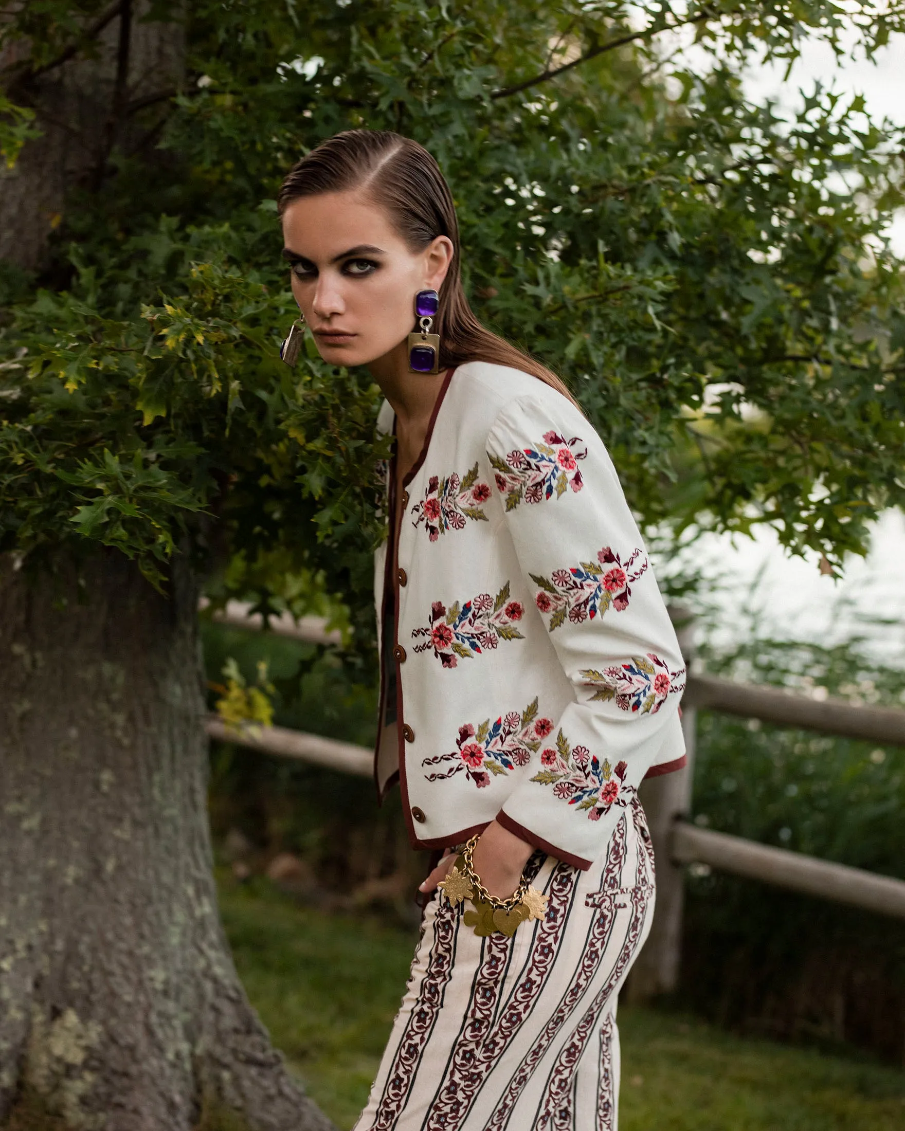 Dorian Heirloom Flora Jacket sold by Alix of Bohemia product image thumbnail 2