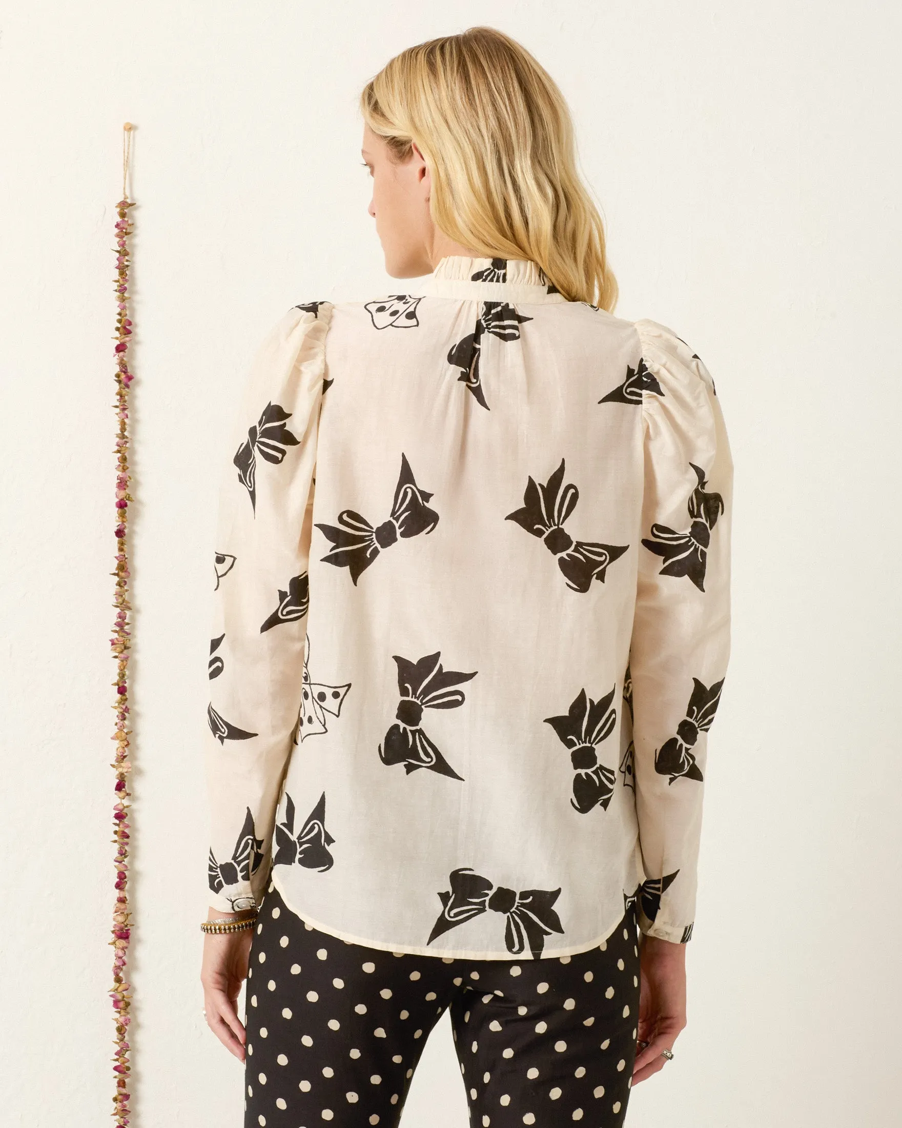 Artemis Black Tie Shirt sold by Alix of Bohemia product image thumbnail 2