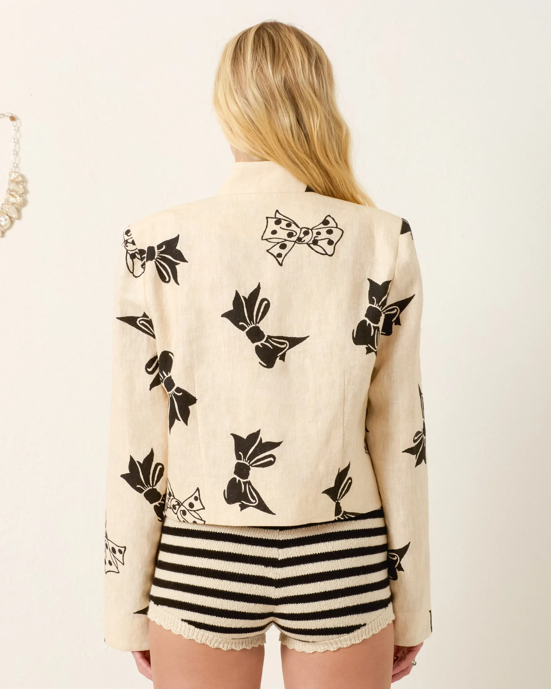 Clarke Black Tie Jacket sold by Alix of Bohemia product image thumbnail 4