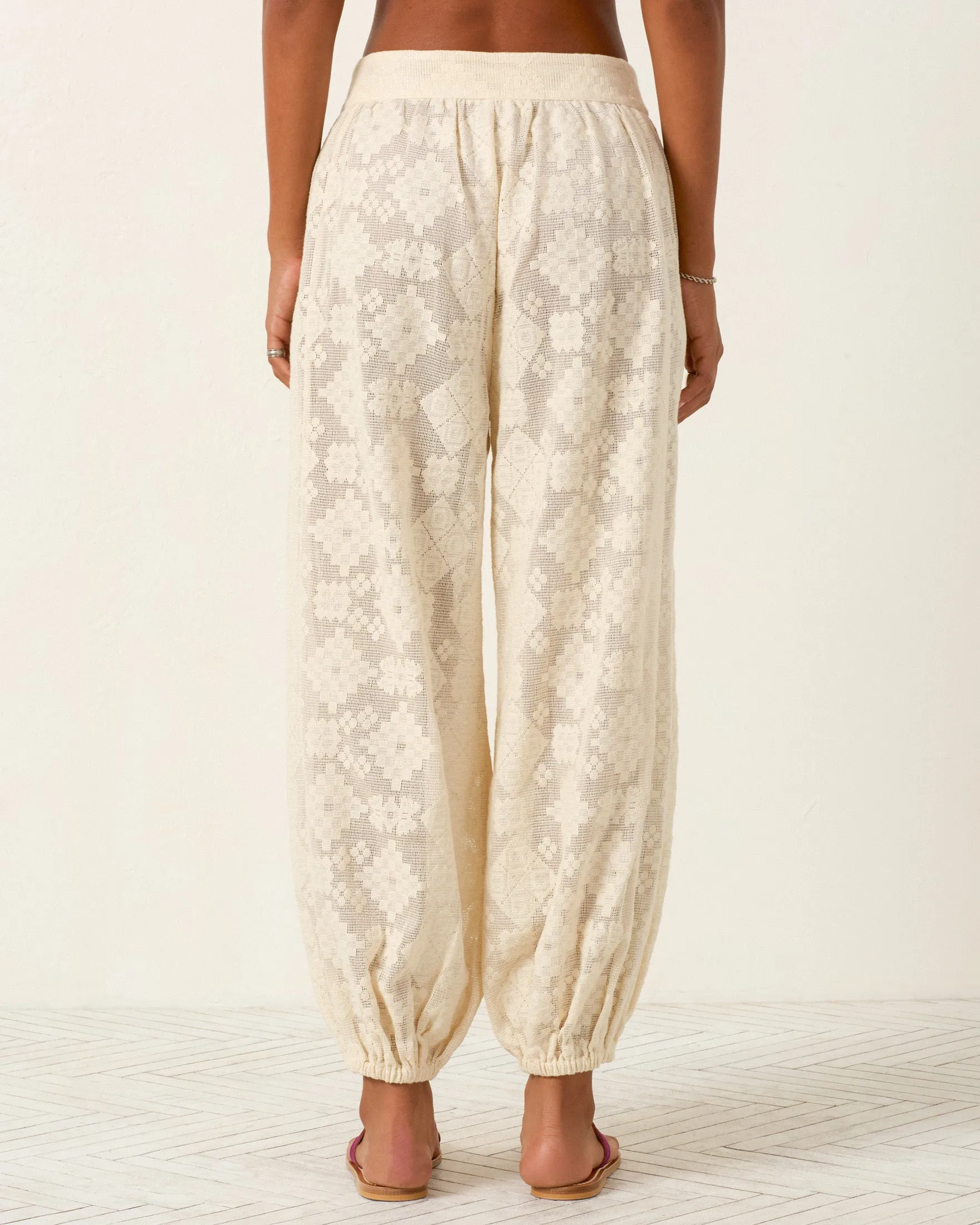 Margot Ecru Tetris Lace Pant sold by Alix of Bohemia product image thumbnail 3