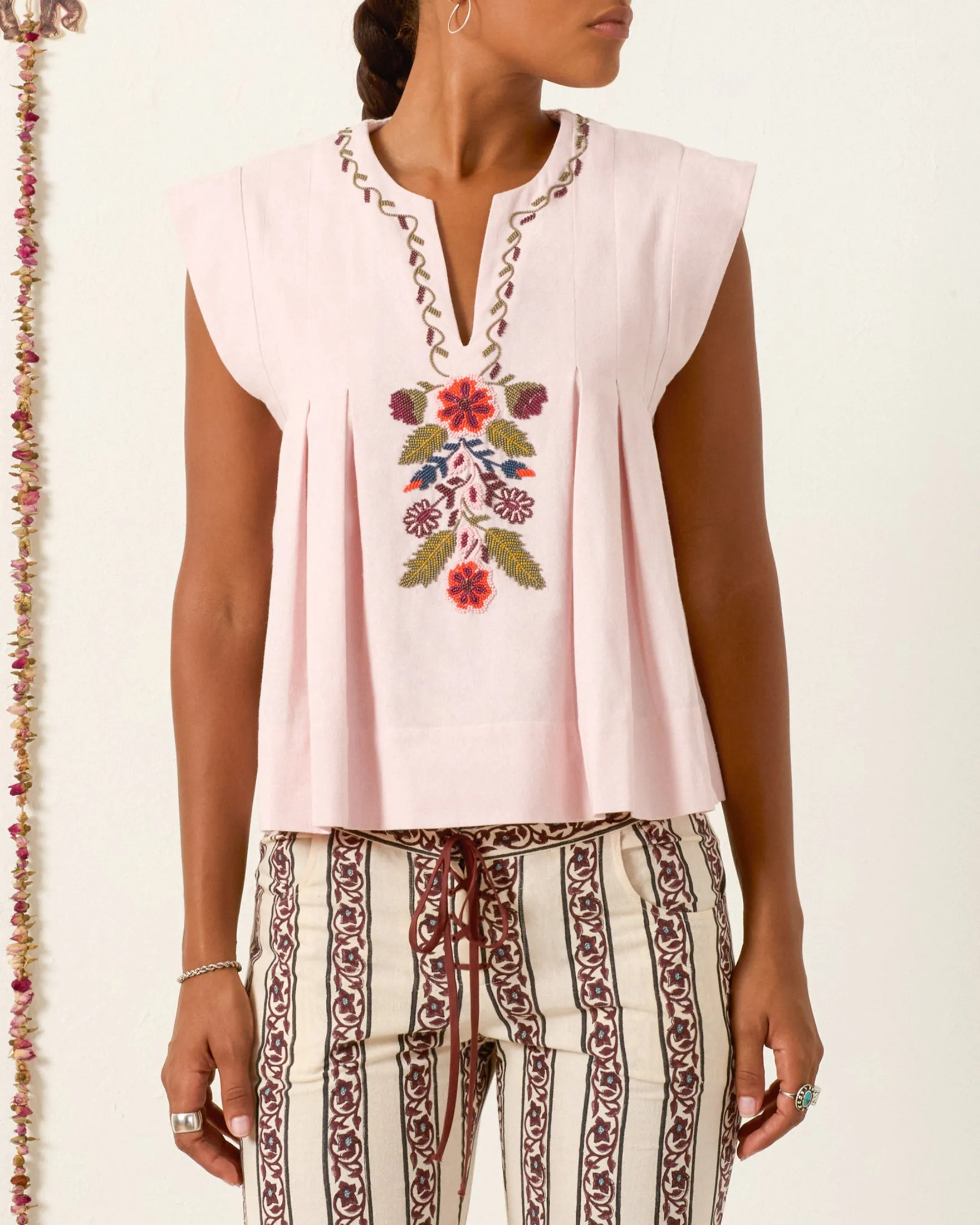 Nadine Heirloom Flora Top sold by Alix of Bohemia product image thumbnail 2