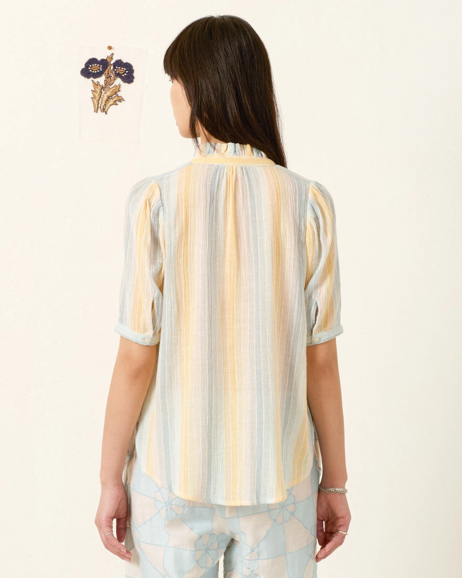 Winnie Sunwash Stripe Shirt sold by Alix of Bohemia product image thumbnail 2