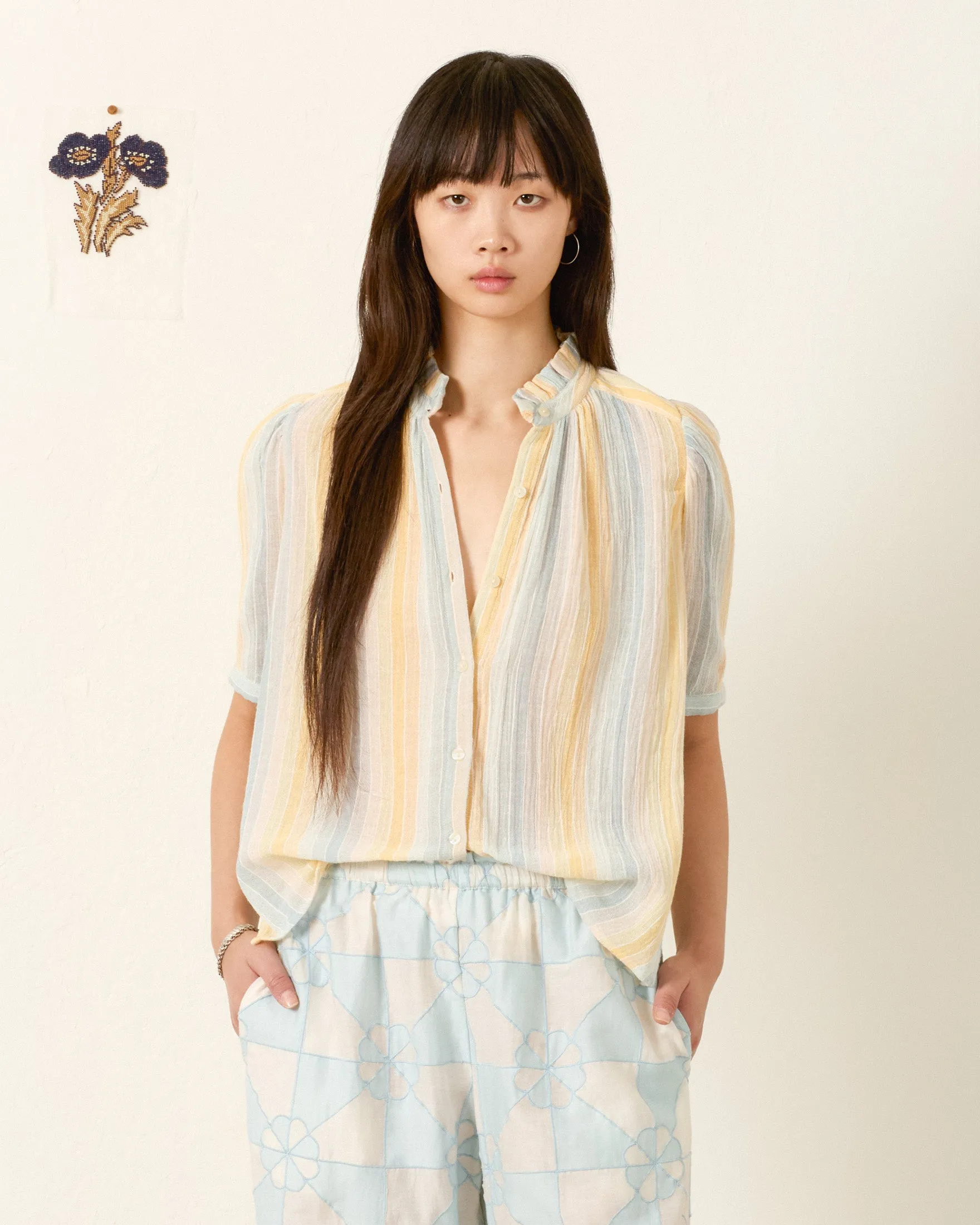 Winnie Sunwash Stripe Shirt sold by Alix of Bohemia