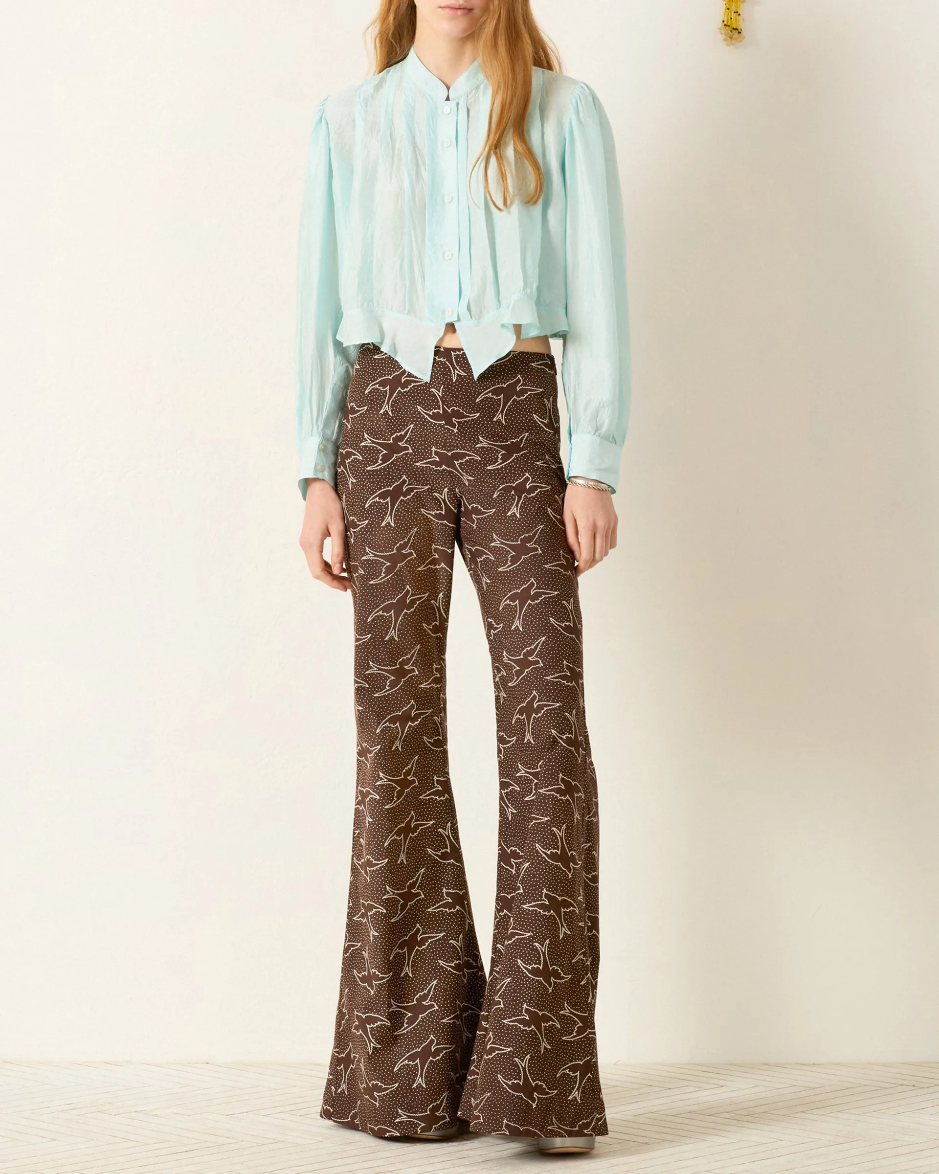 Ryland Morning Dew Silk Shirt sold by Alix of Bohemia product image thumbnail 3