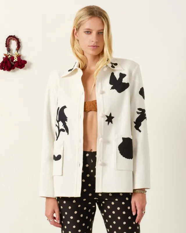 Jude Pearl Reverie Jacket made by Alix of Bohemia