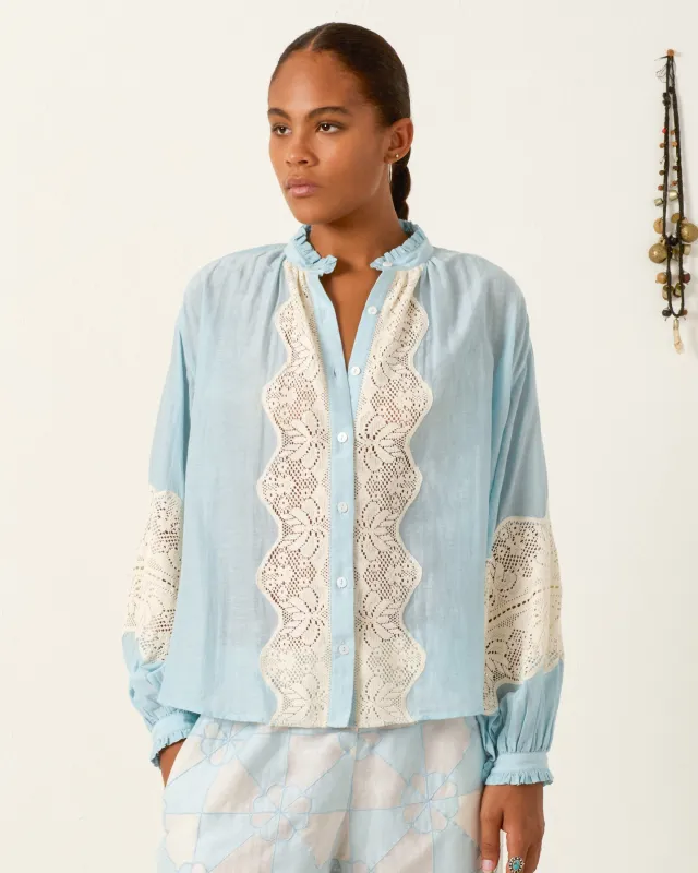 Poet Sky Prima Lace Blouse made by Alix of Bohemia