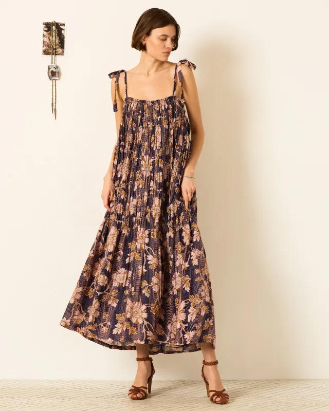 Emrys Wavy Zinnia Dress made by Alix of Bohemia