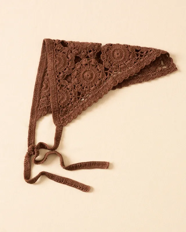 Bowie Clove Crochet Bandana made by Alix of Bohemia