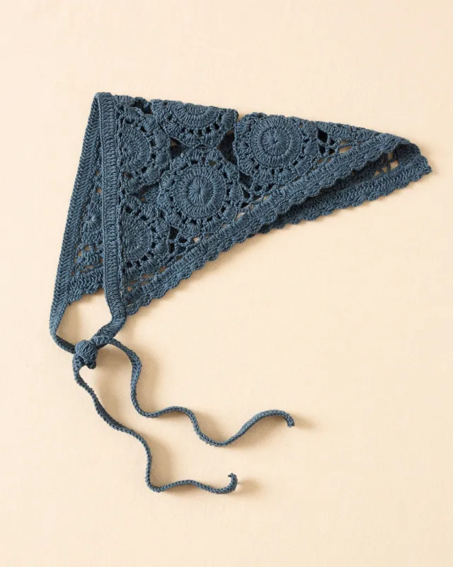 Bowie Harbor Crochet Bandana made by Alix of Bohemia