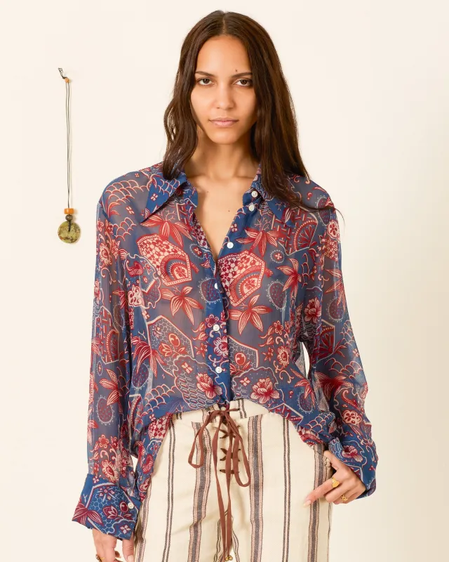 Dana Delft Hive Shirt made by Alix of Bohemia