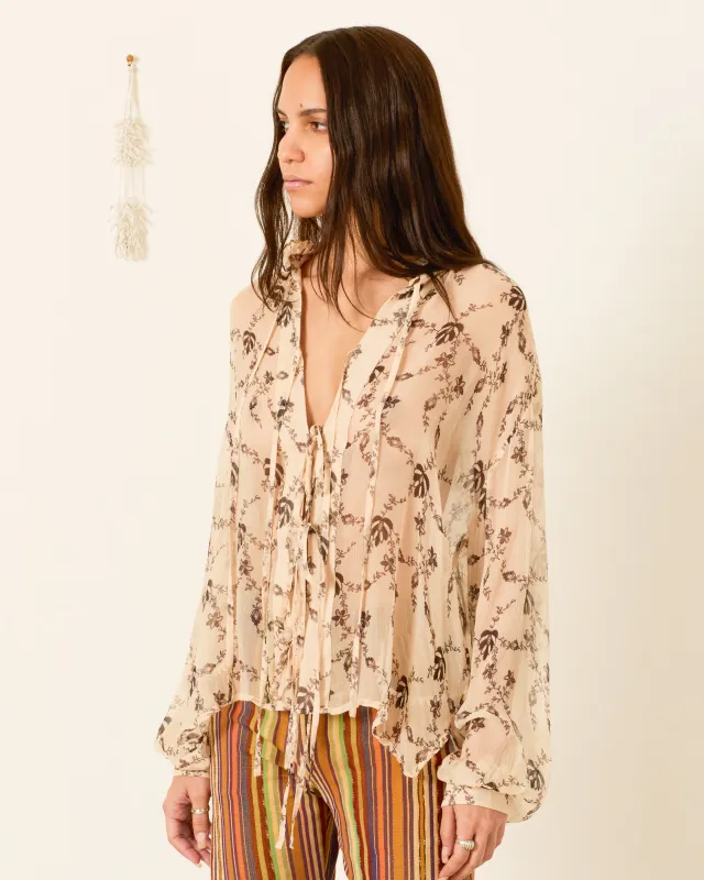 Willa Shadow Lace Shirt made by Alix of Bohemia