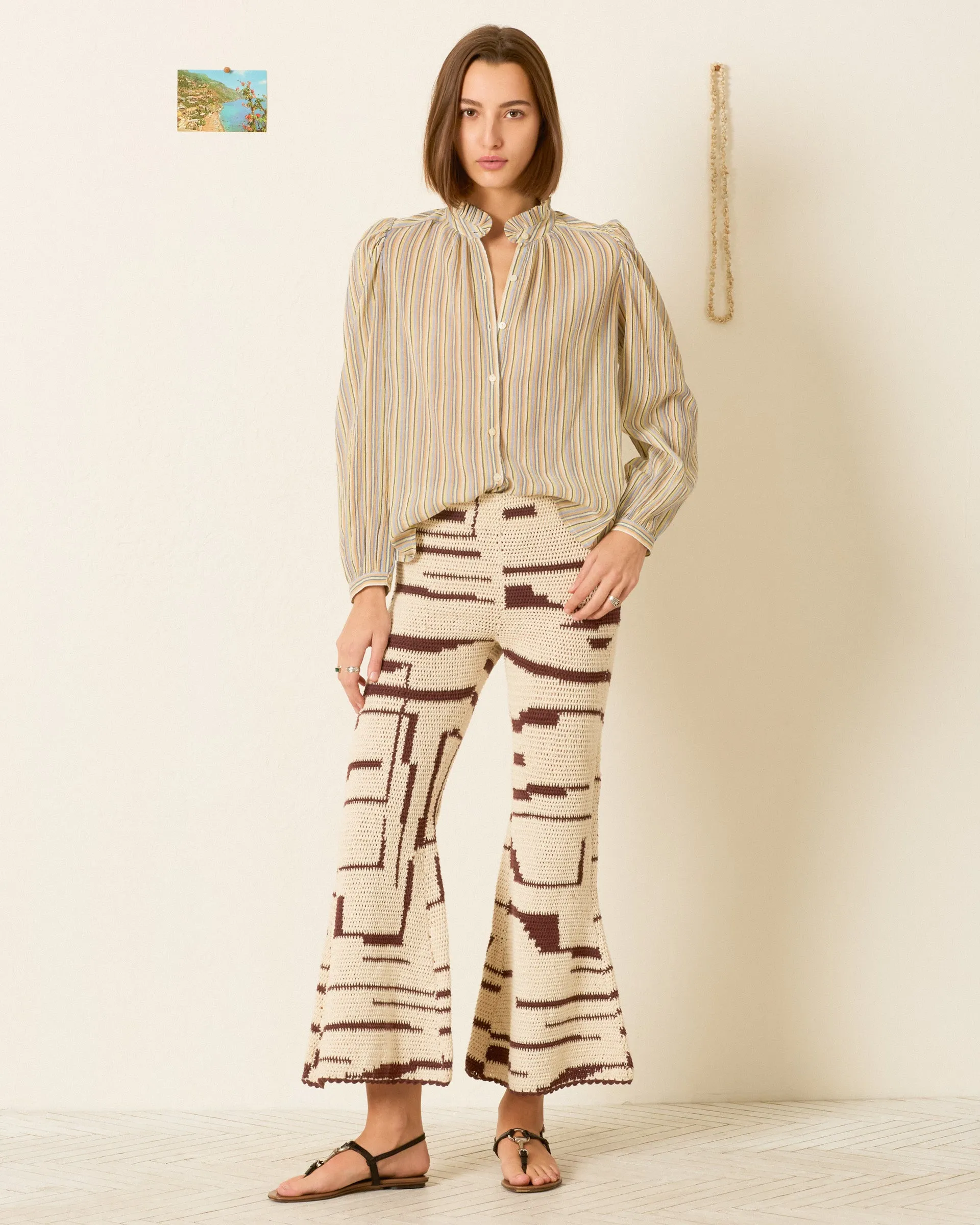 Annabel Sandlilt Stripe Shirt sold by Alix of Bohemia product image thumbnail 3
