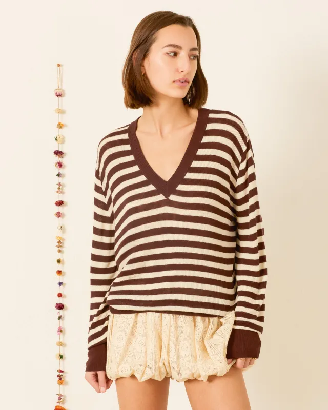 Axel Clove Stripe Sweater made by Alix of Bohemia