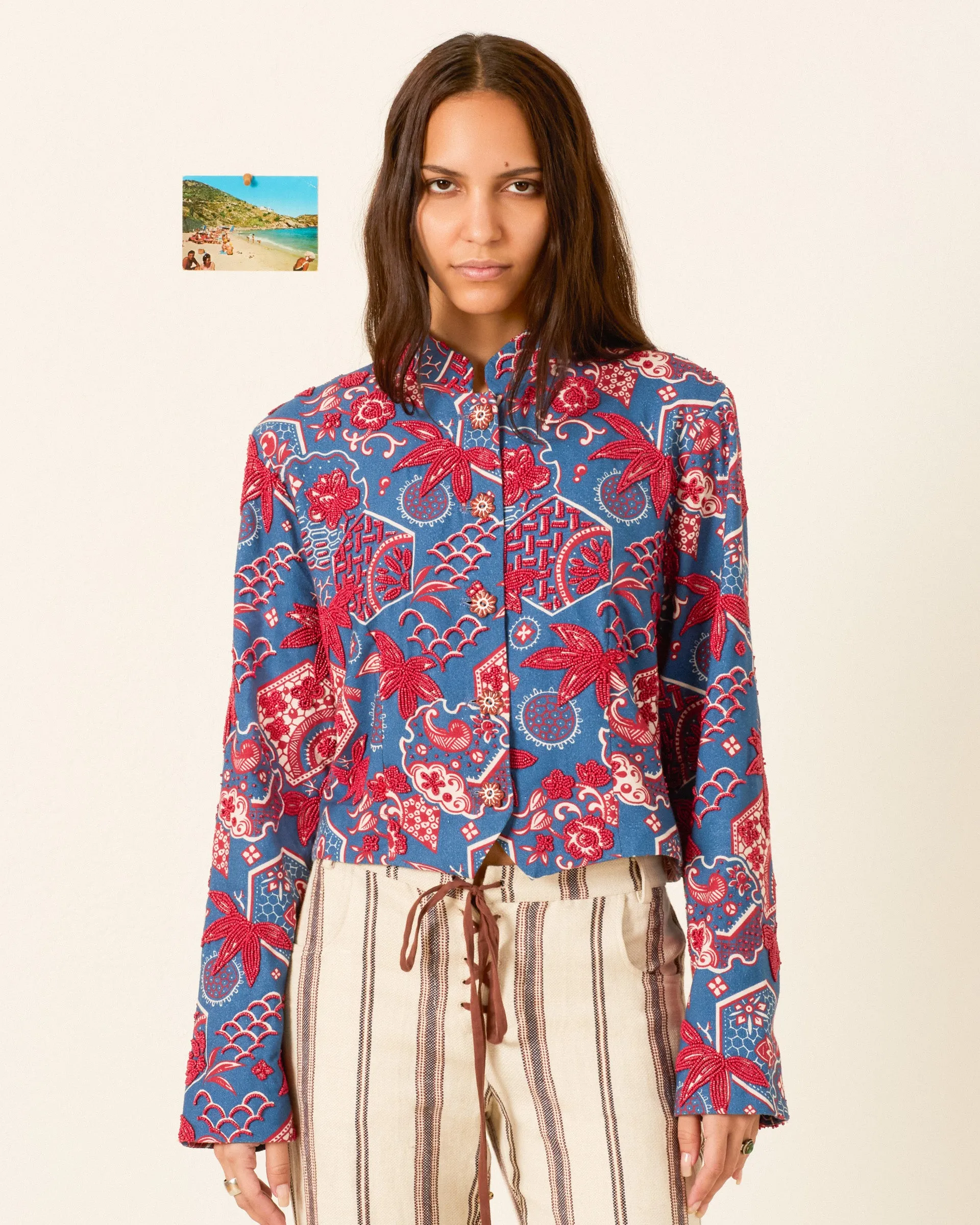 Clarke Delft Hive Jacket sold by Alix of Bohemia