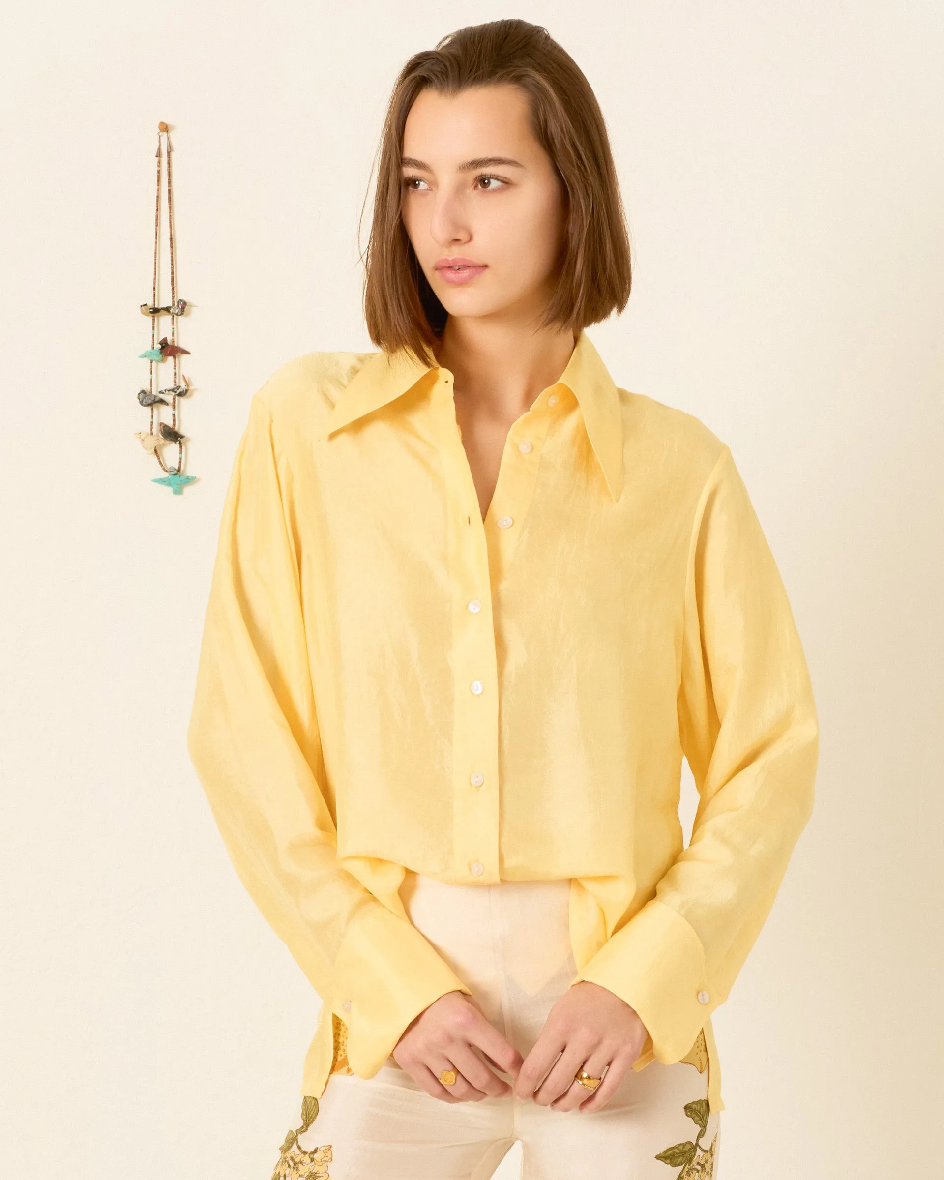 Dana Sunlight Silk Shirt sold by Alix of Bohemia
