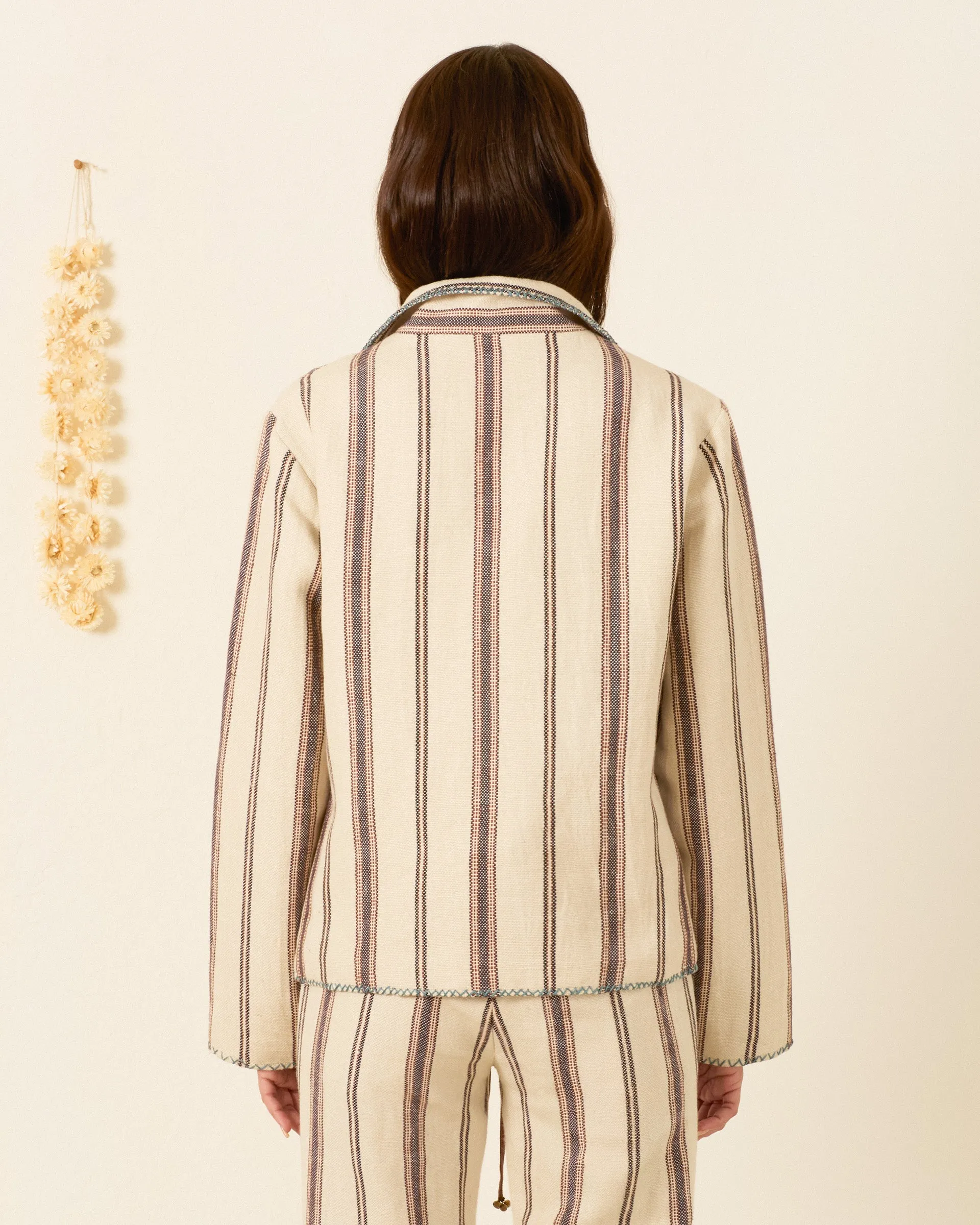 Francis Bark Stripe Jacket sold by Alix of Bohemia product image thumbnail 2