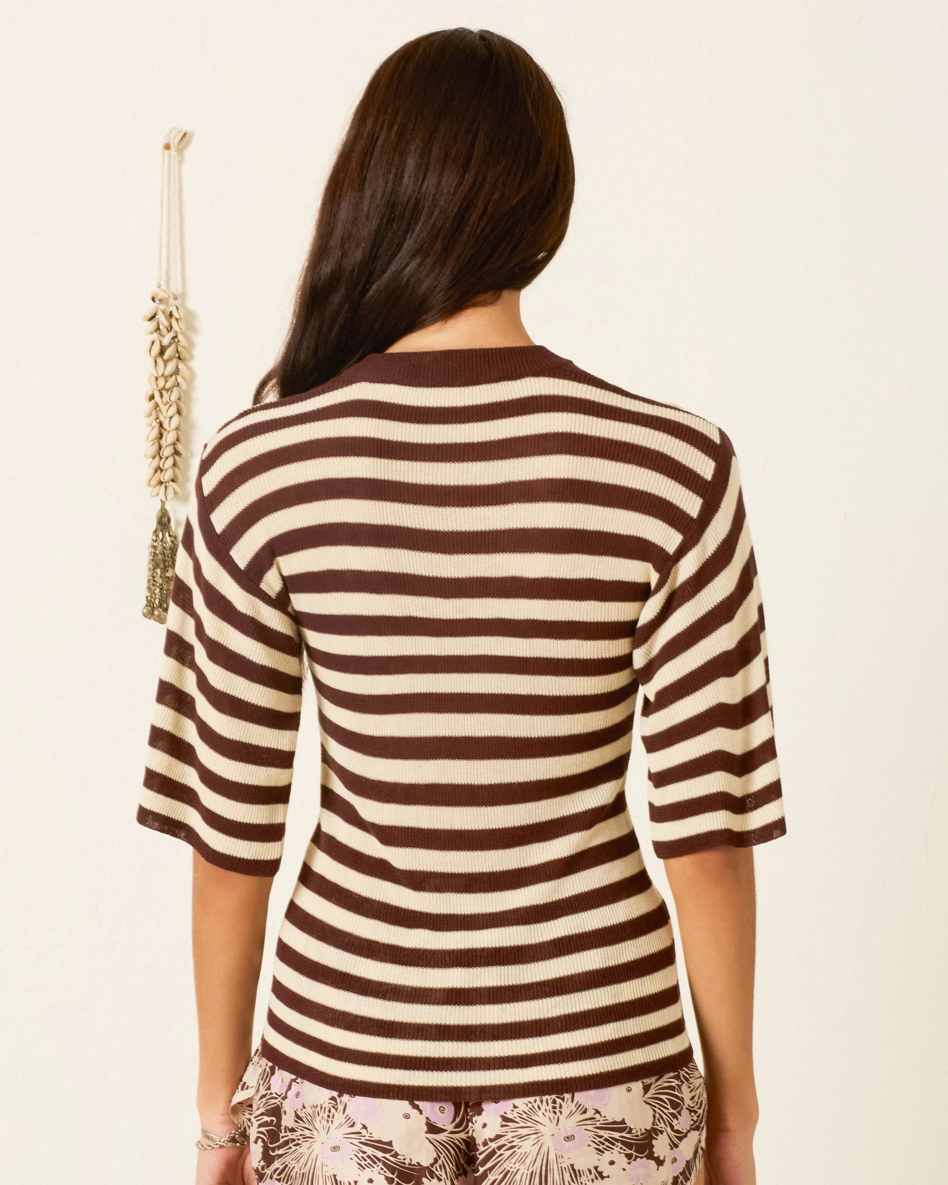 Aless Clove Stripe Top sold by Alix of Bohemia product image thumbnail 2