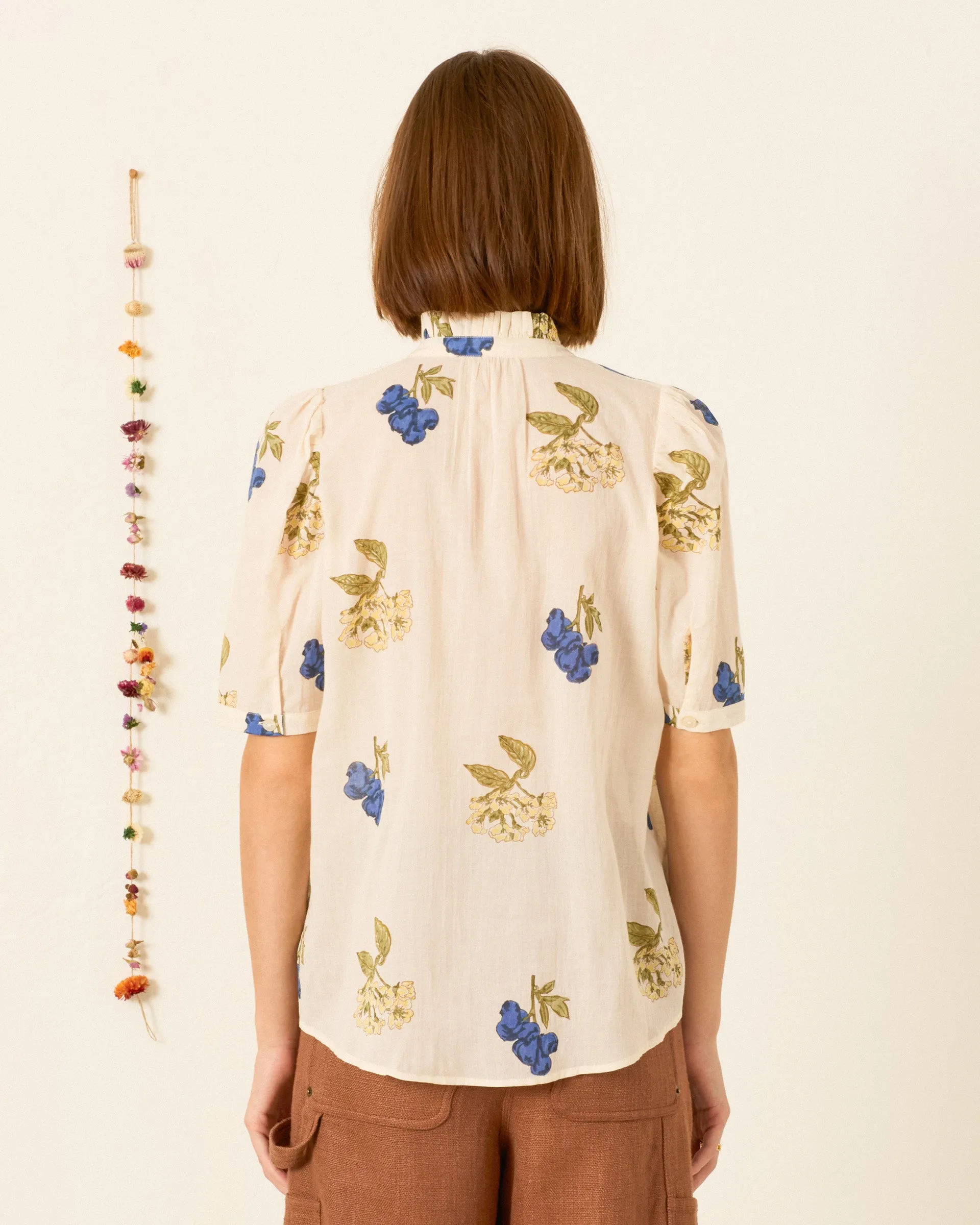 Winnie Blueberry Flora Shirt sold by Alix of Bohemia product image thumbnail 2