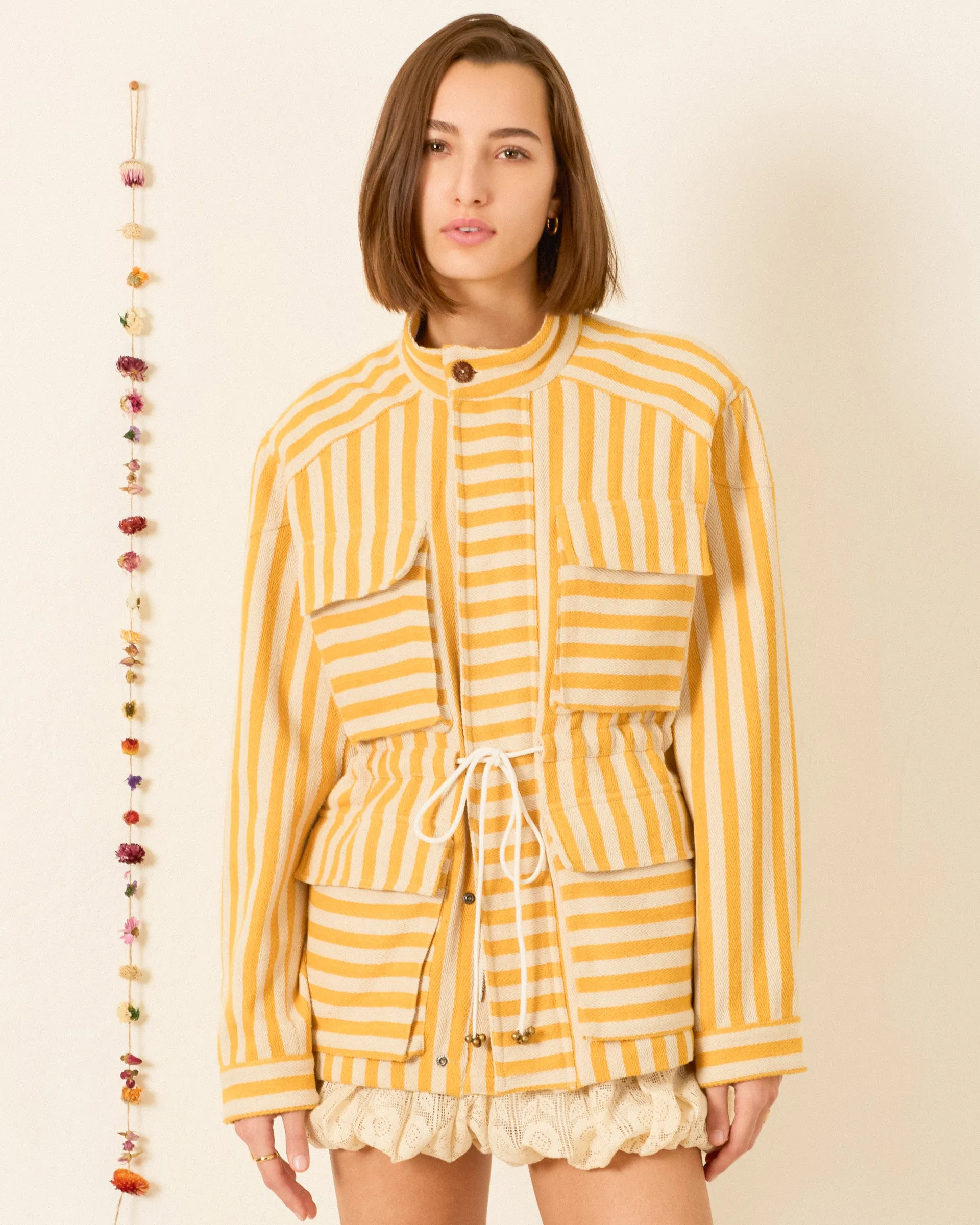 Evelyn Sunlight Stripe Jacket sold by Alix of Bohemia