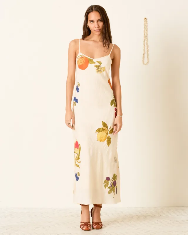 Athens Nine Fruit Silk Dress made by Alix of Bohemia