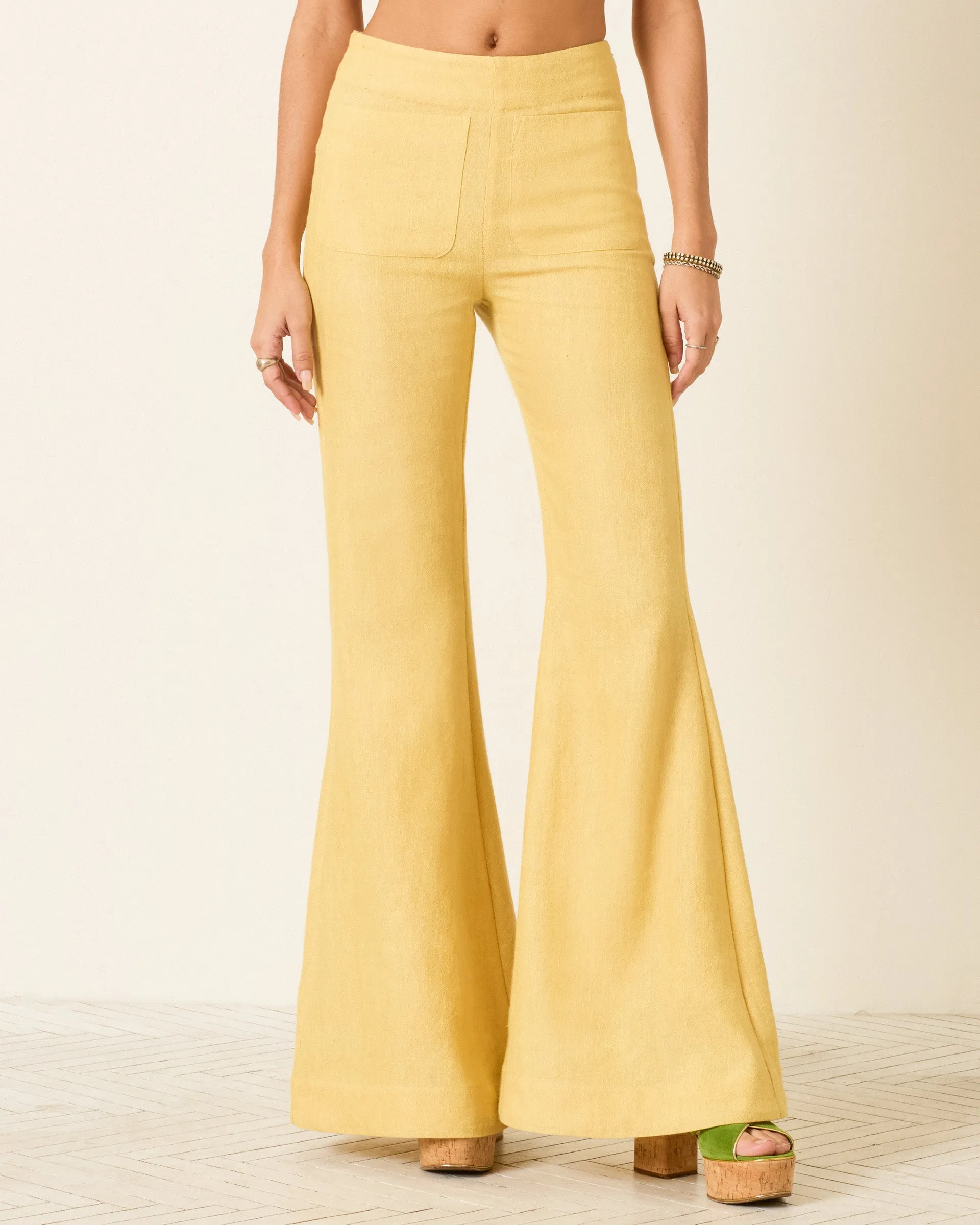 Farah Sunlight Linen Pant sold by Alix of Bohemia