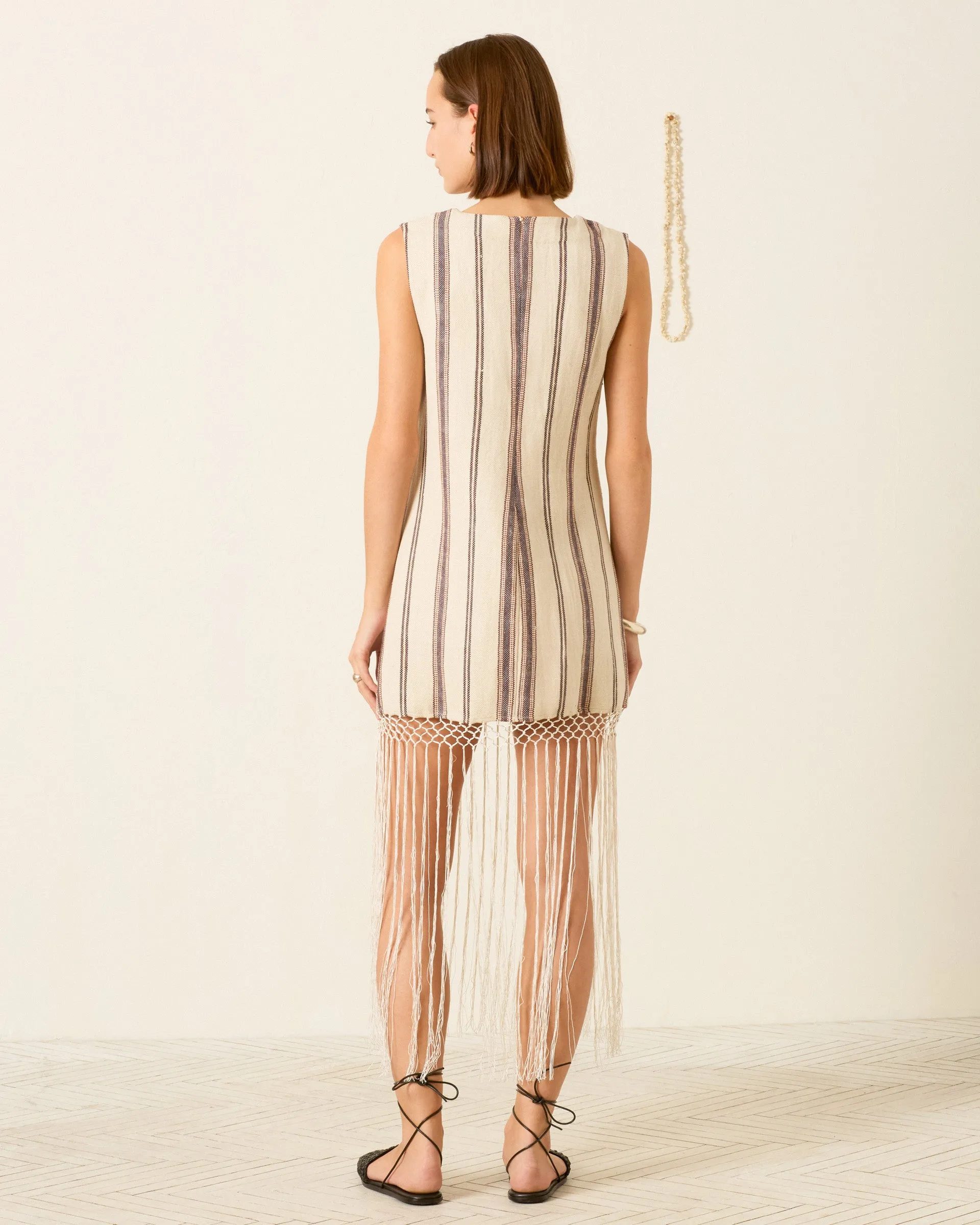 Vita Bark Stripe Dress sold by Alix of Bohemia product image thumbnail 2