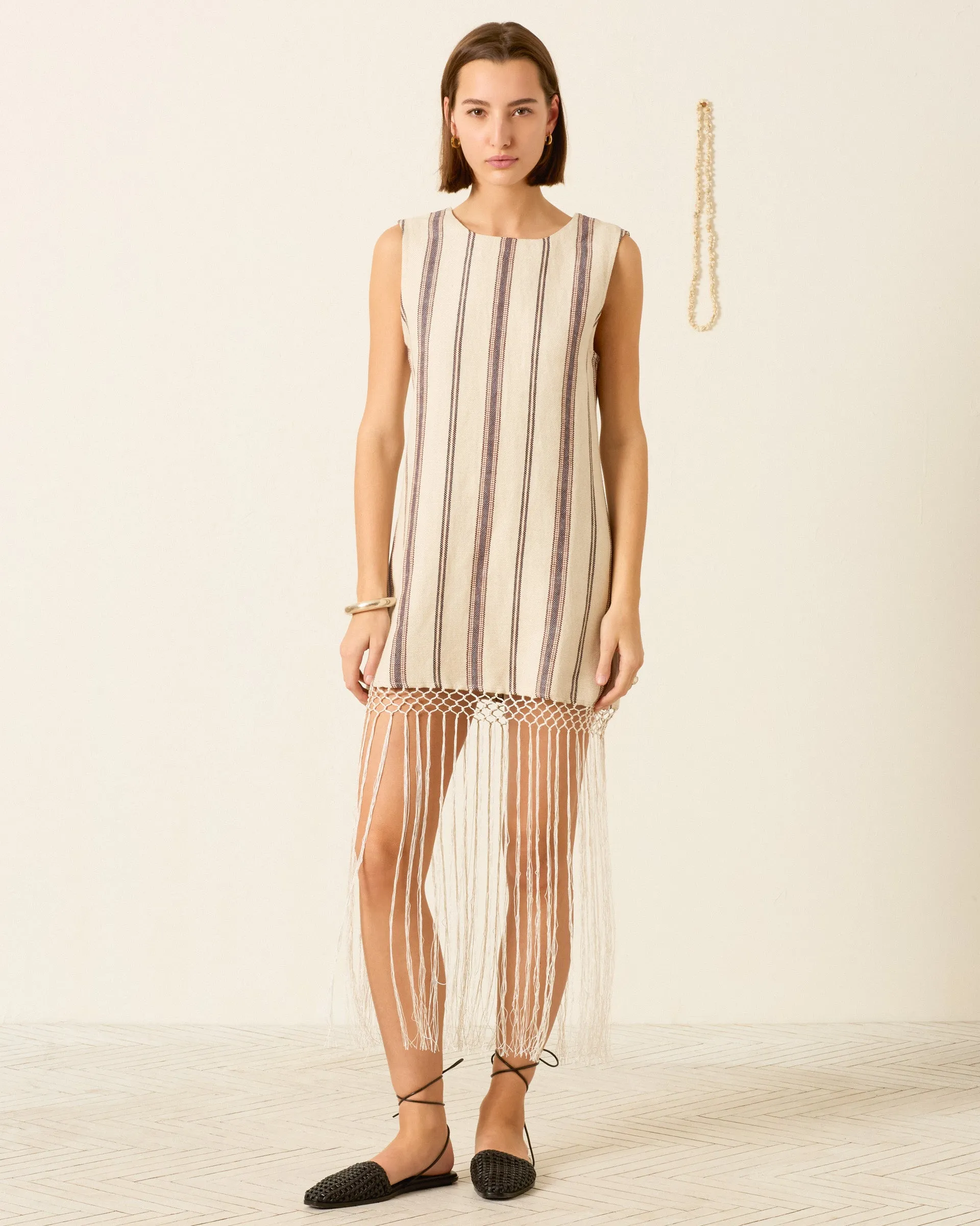 Vita Bark Stripe Dress sold by Alix of Bohemia