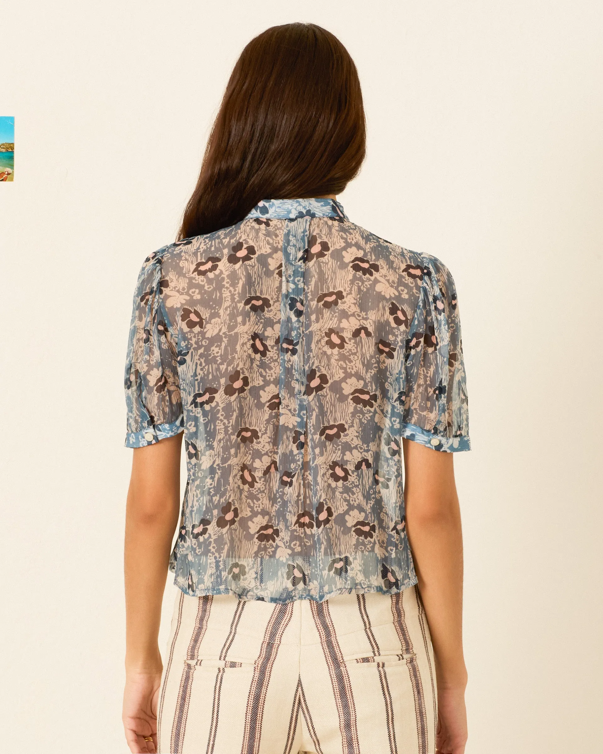 Chance Water Flower Shirt sold by Alix of Bohemia product image thumbnail 2