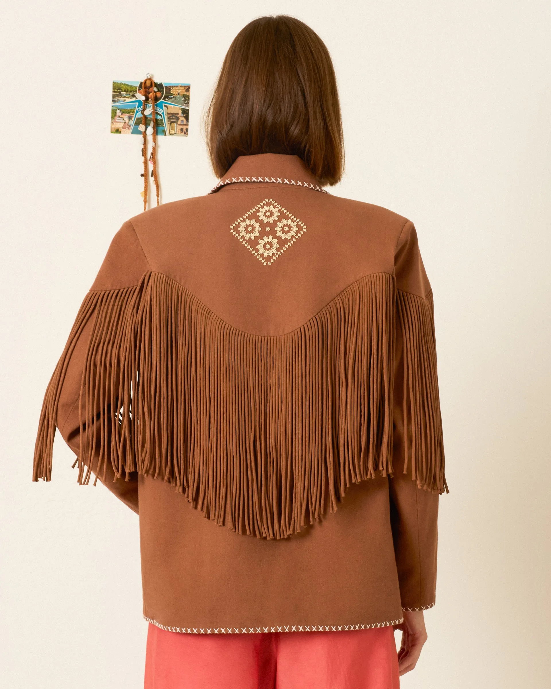 Jude Clove Fringe Jacket sold by Alix of Bohemia product image thumbnail 2