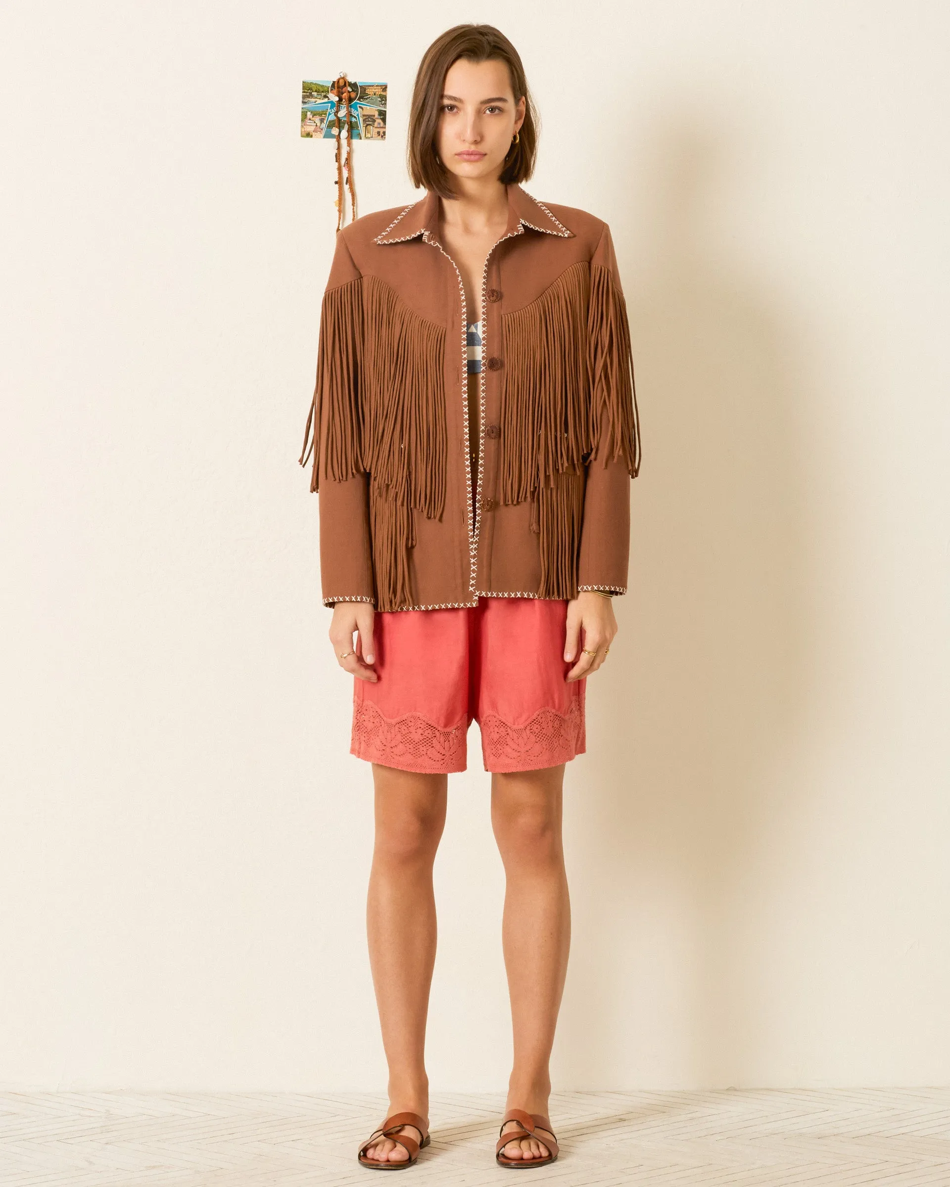 Jude Clove Fringe Jacket sold by Alix of Bohemia product image thumbnail 4