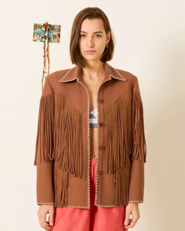 Jude Clove Fringe Jacket made by Alix of Bohemia