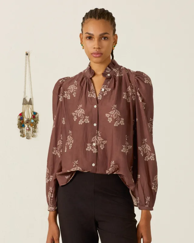 Annabel Doe Elderflower Shirt made by Alix of Bohemia