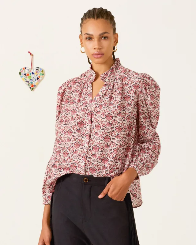 Annabel Horizon Kilim Shirt made by Alix of Bohemia