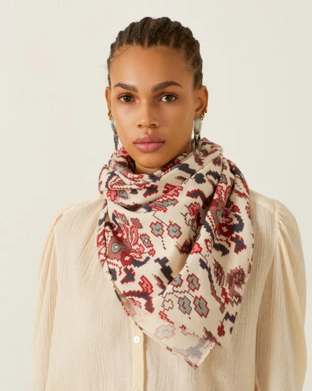Fable Horizon Kilim Scarf made by Alix of Bohemia