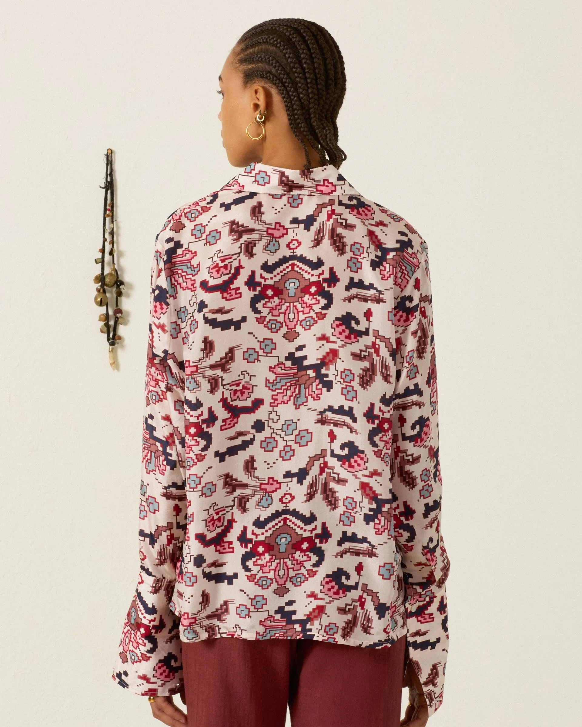 Dana Horizon Kilim Silk Shirt sold by Alix of Bohemia product image thumbnail 2