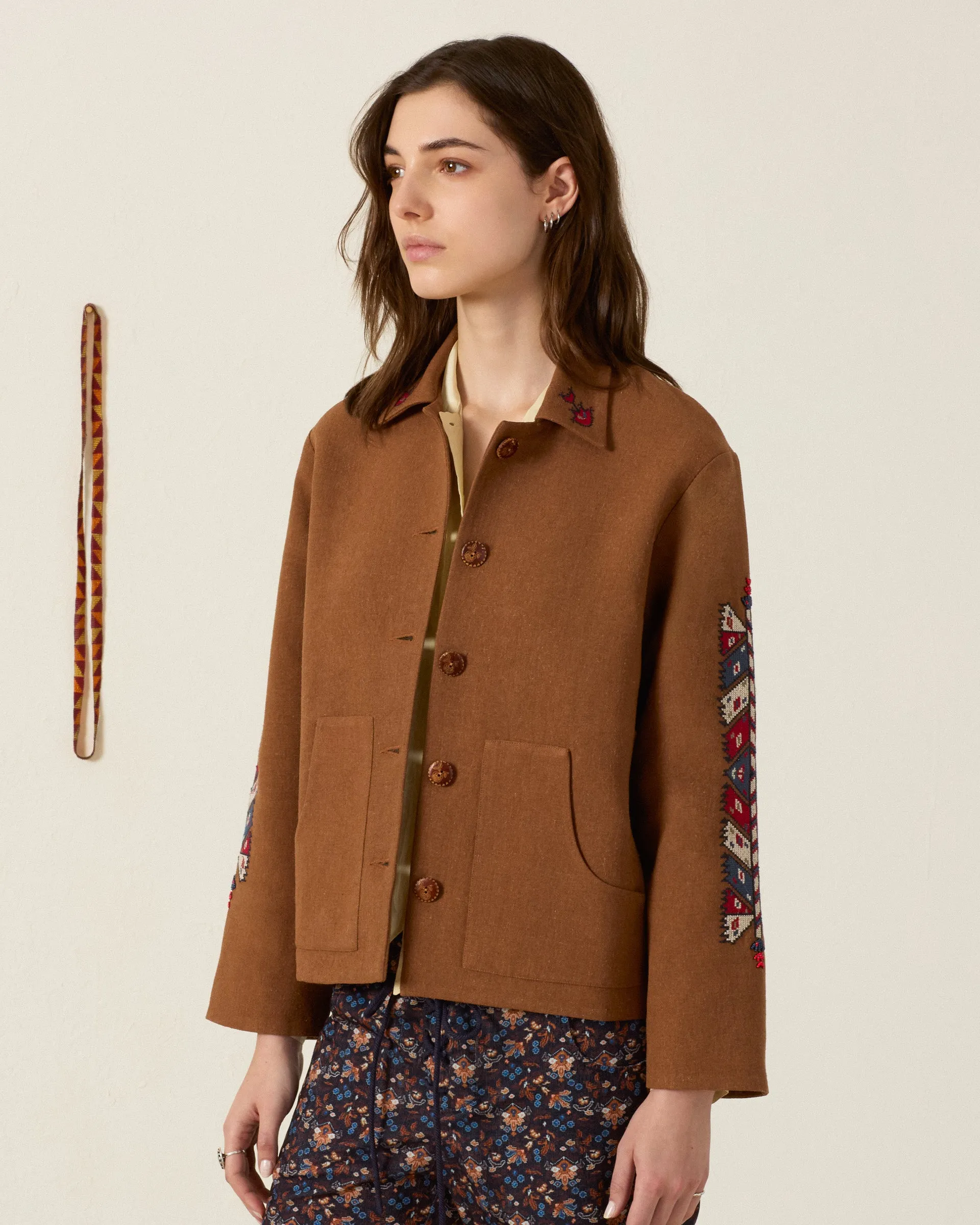 Western Doe Arrow Silk Jacket sold by Alix of Bohemia product image thumbnail 3