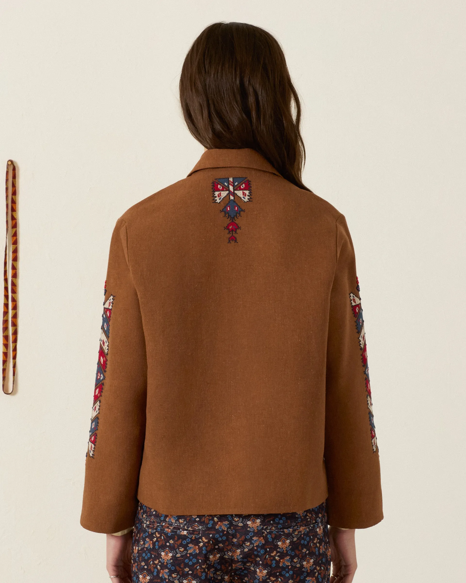Western Doe Arrow Silk Jacket sold by Alix of Bohemia product image thumbnail 2