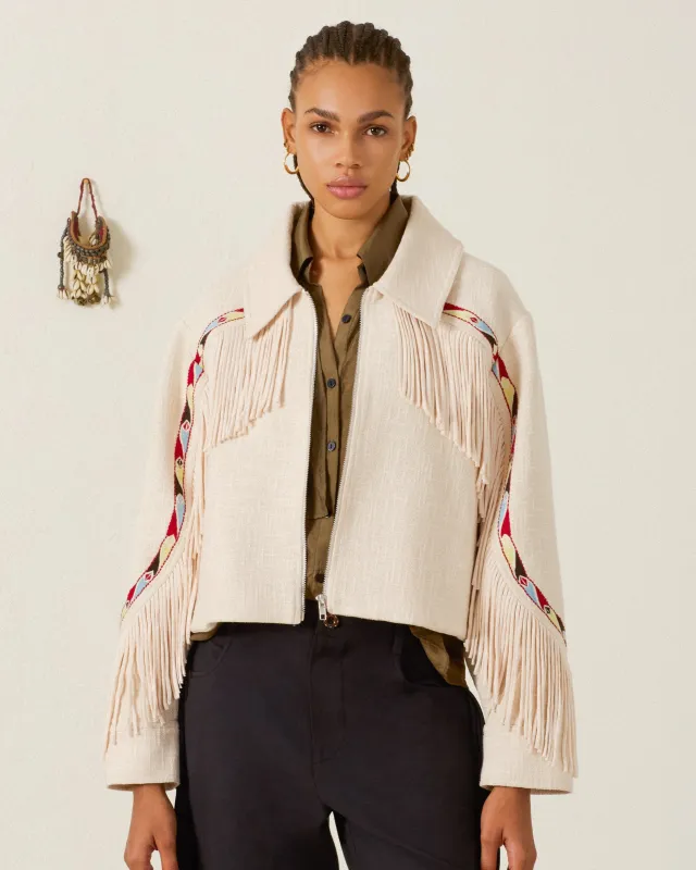 Court Prairie Fringe Jacket made by Alix of Bohemia