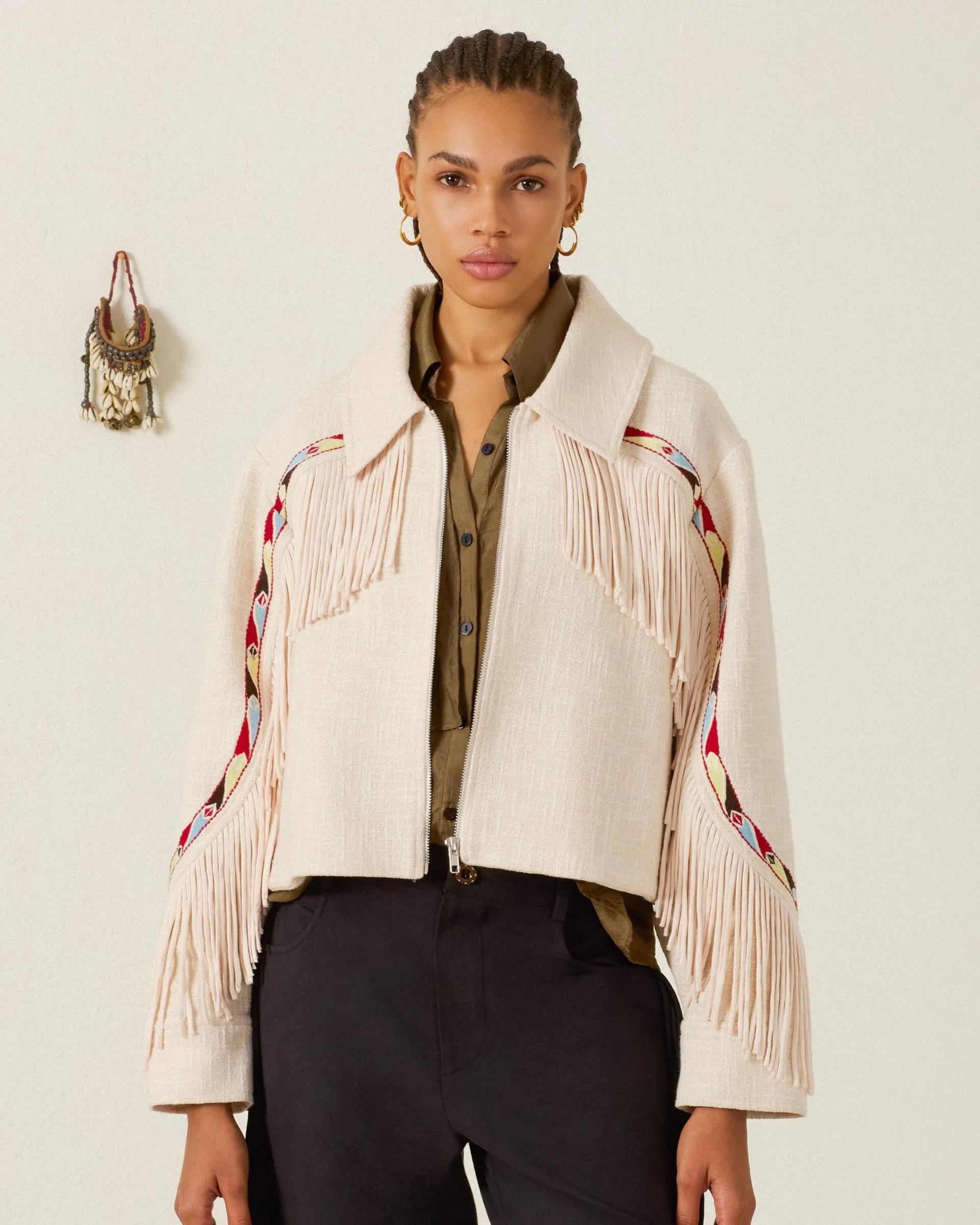 Court Prairie Fringe Jacket sold by Alix of Bohemia