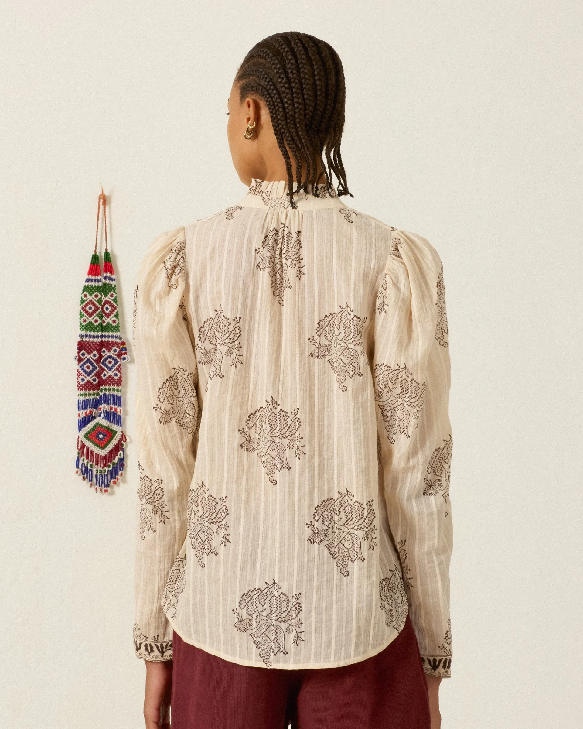 Artemis Grapevine Stripe Shirt sold by Alix of Bohemia product image thumbnail 2