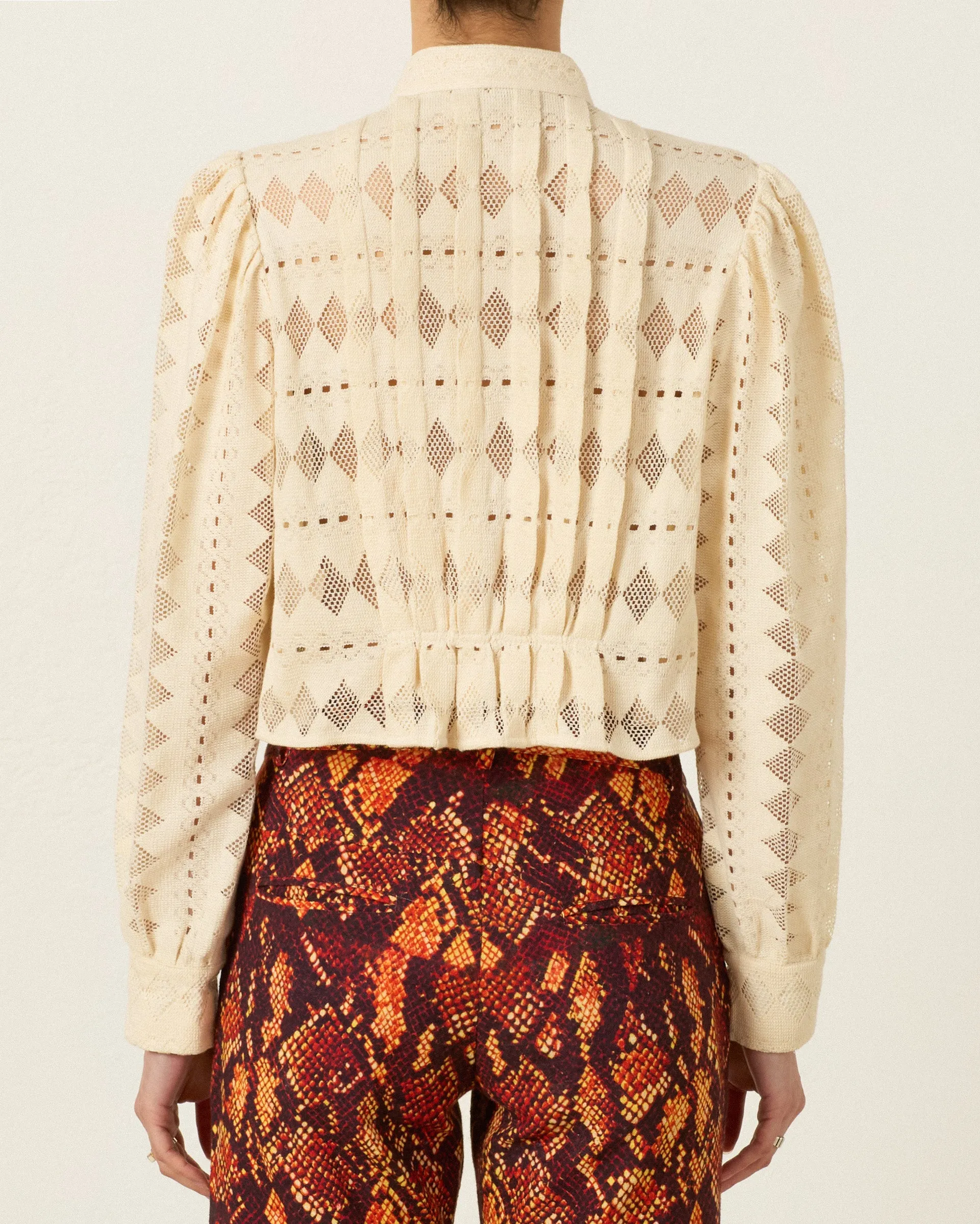 Ryland Savanna Lattice Shirt sold by Alix of Bohemia product image thumbnail 2